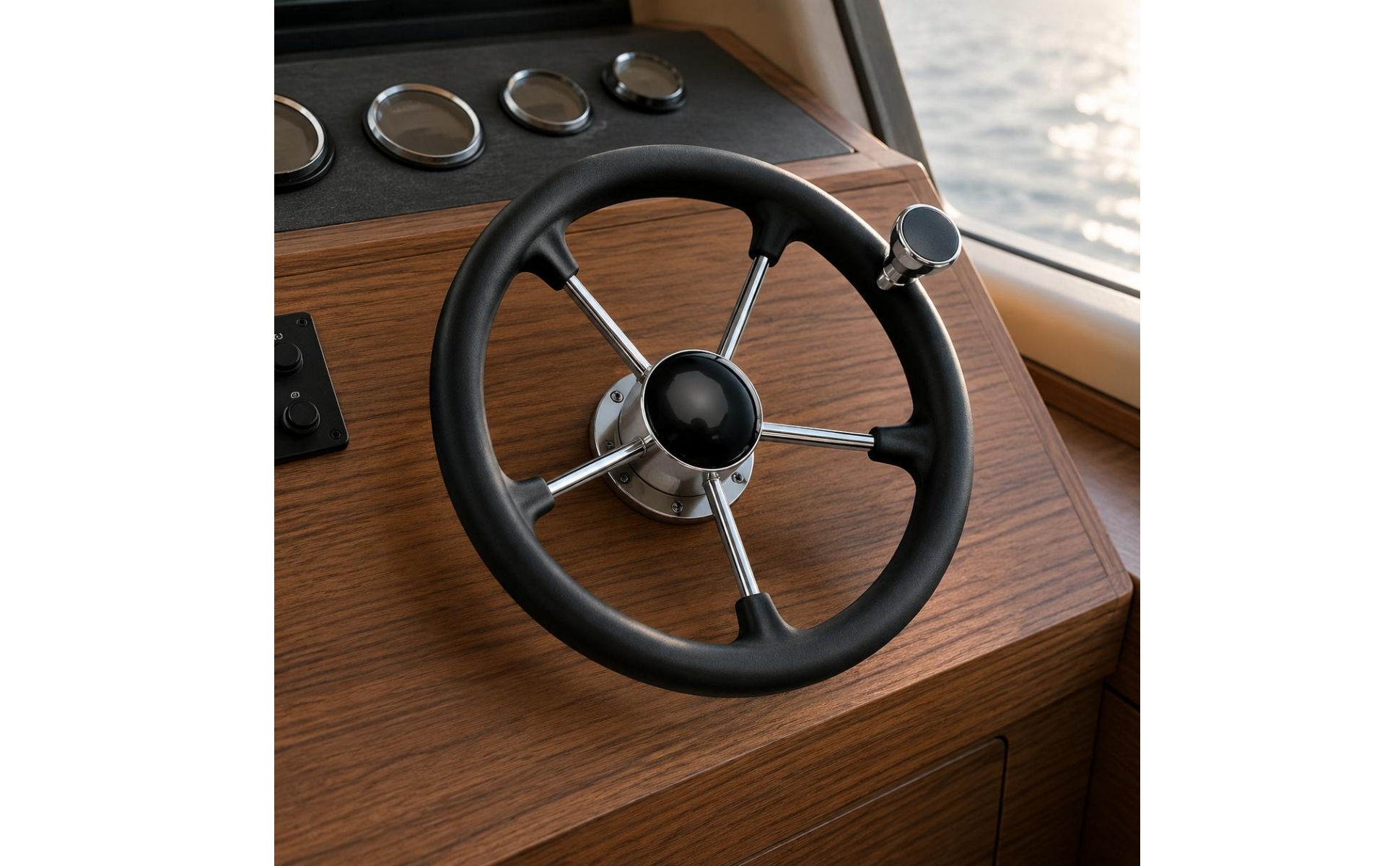 Yacht Steering Station Wheel for Boating