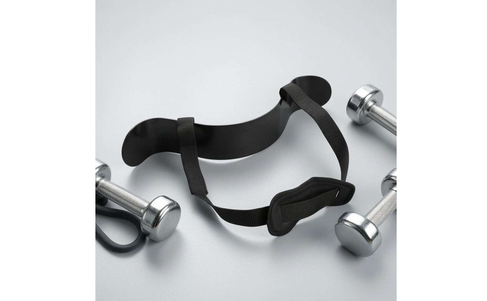 Barbell Bend Support Board Adjustable Strap Biceps Training Board