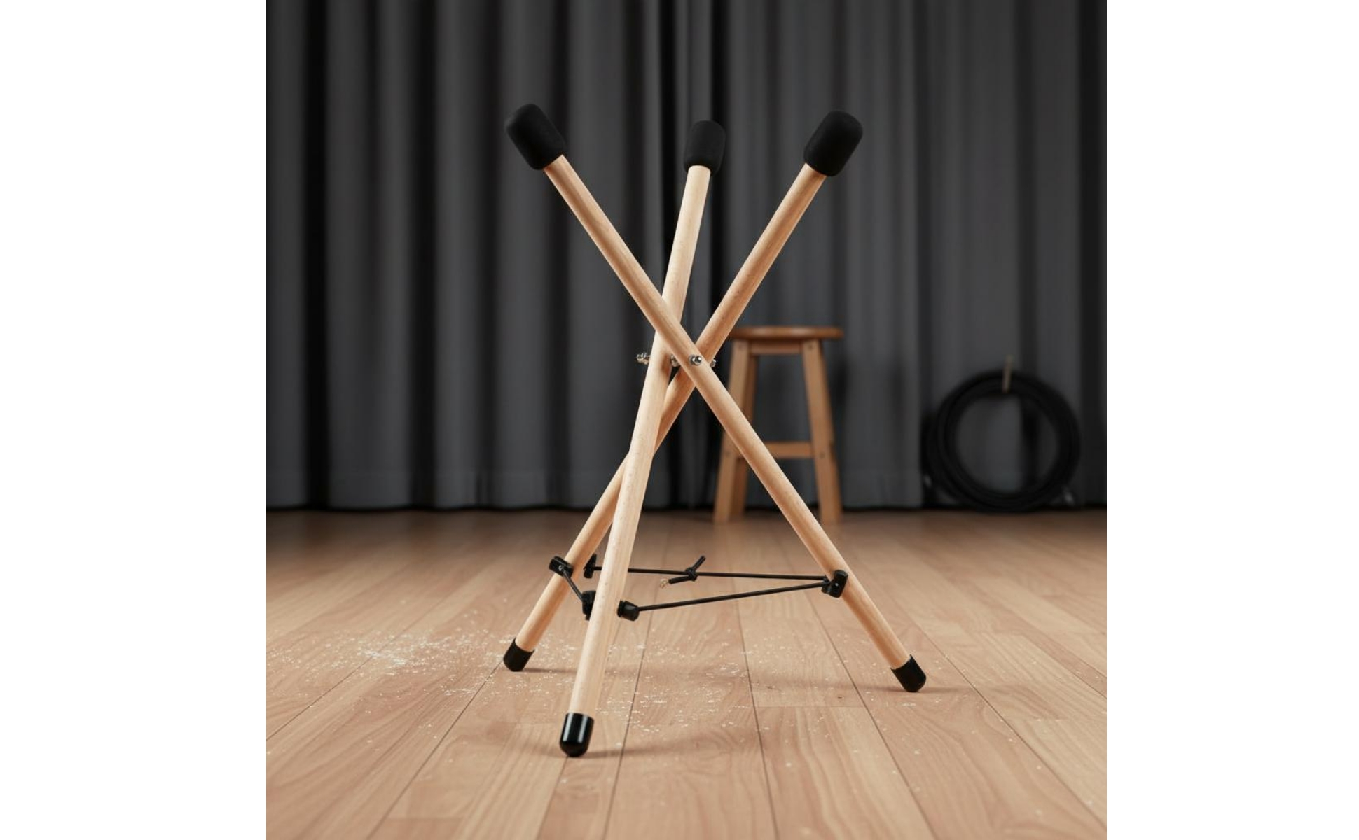 Folding Wooden Handpan Stand Foldable Handpan Stand Stable Support