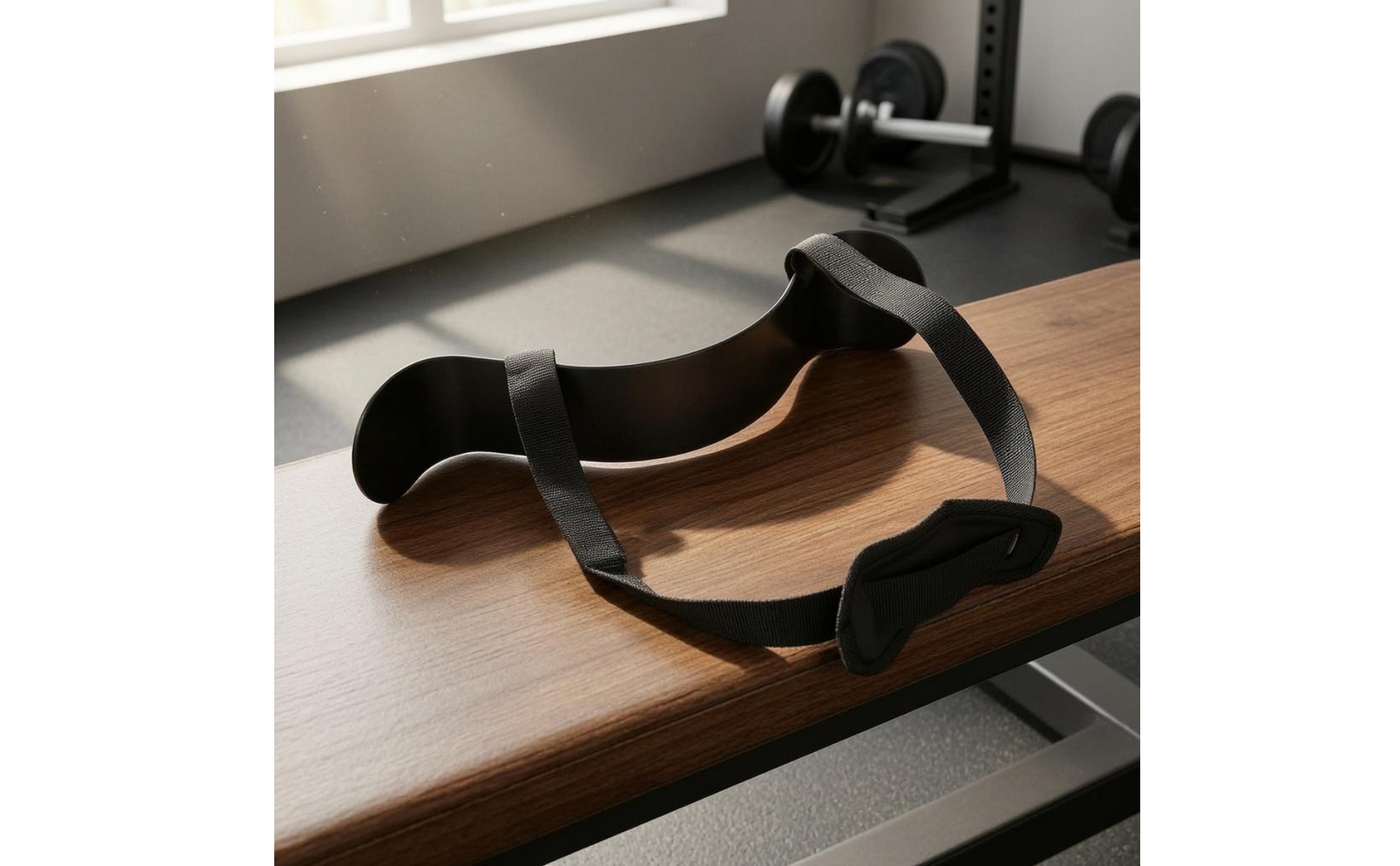 Barbell Bend Support Board Adjustable Strap Biceps Training Board