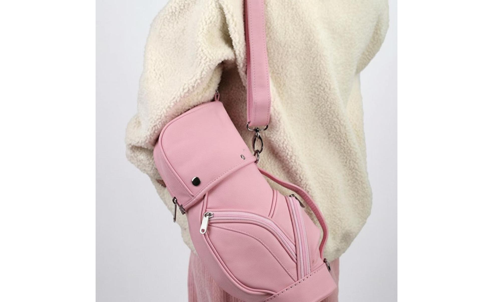 Mini Crossbody Bag Portable Adjustable Strap Handbag Multi-Pocket for Shopping
