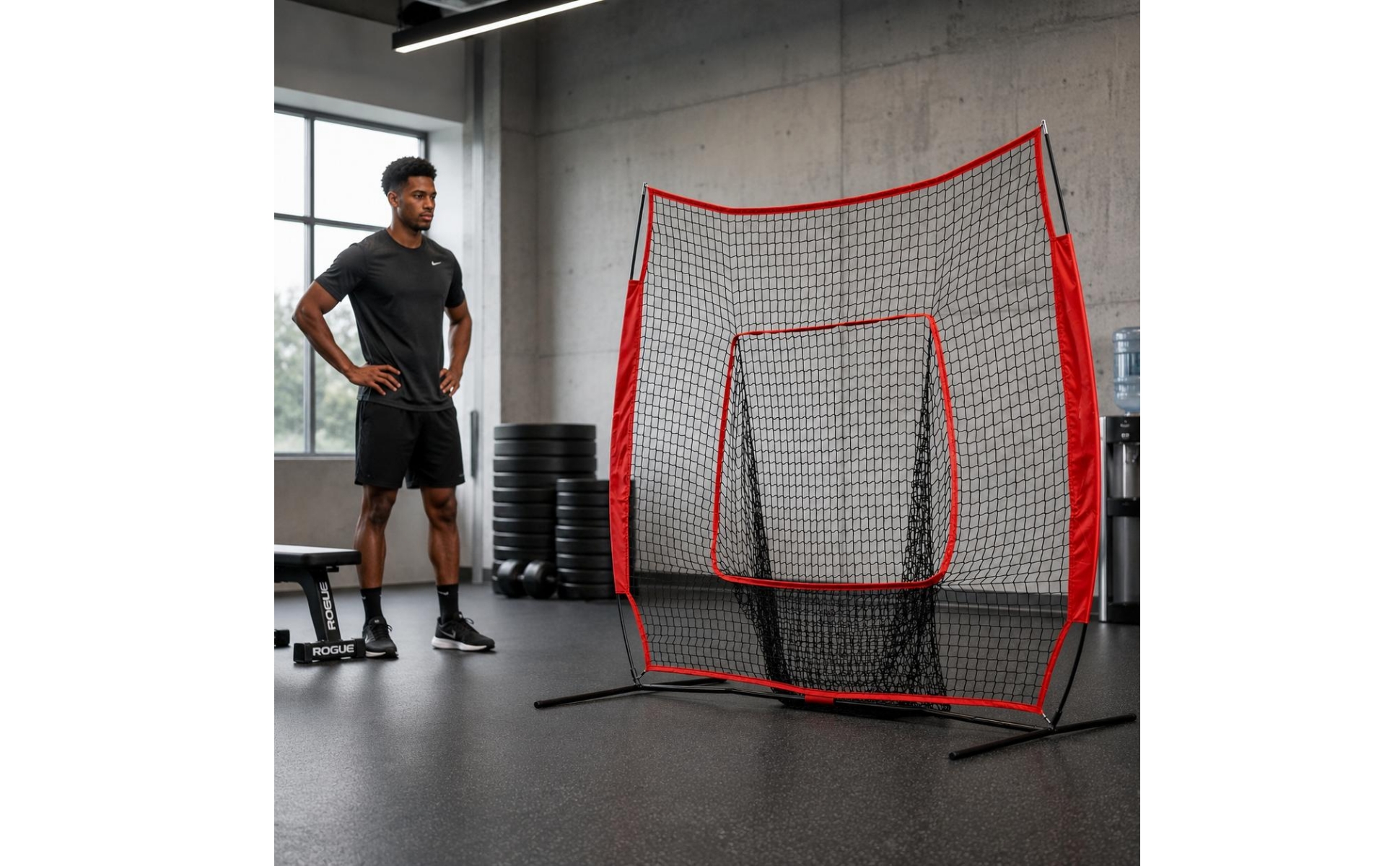 Baseball-Schlagnetz tragbar Softball-Trainingsnetz großes Fangnetz für Training