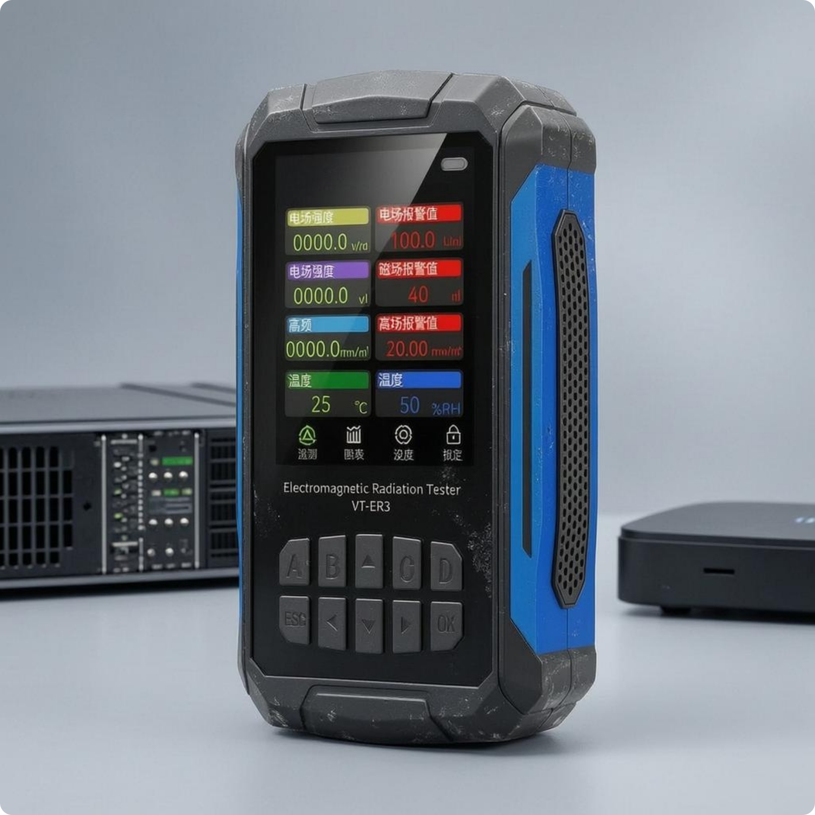Emf-messgerät Hintergrundbeleuchtung hochfrequenz-messgerät kalibrierbar