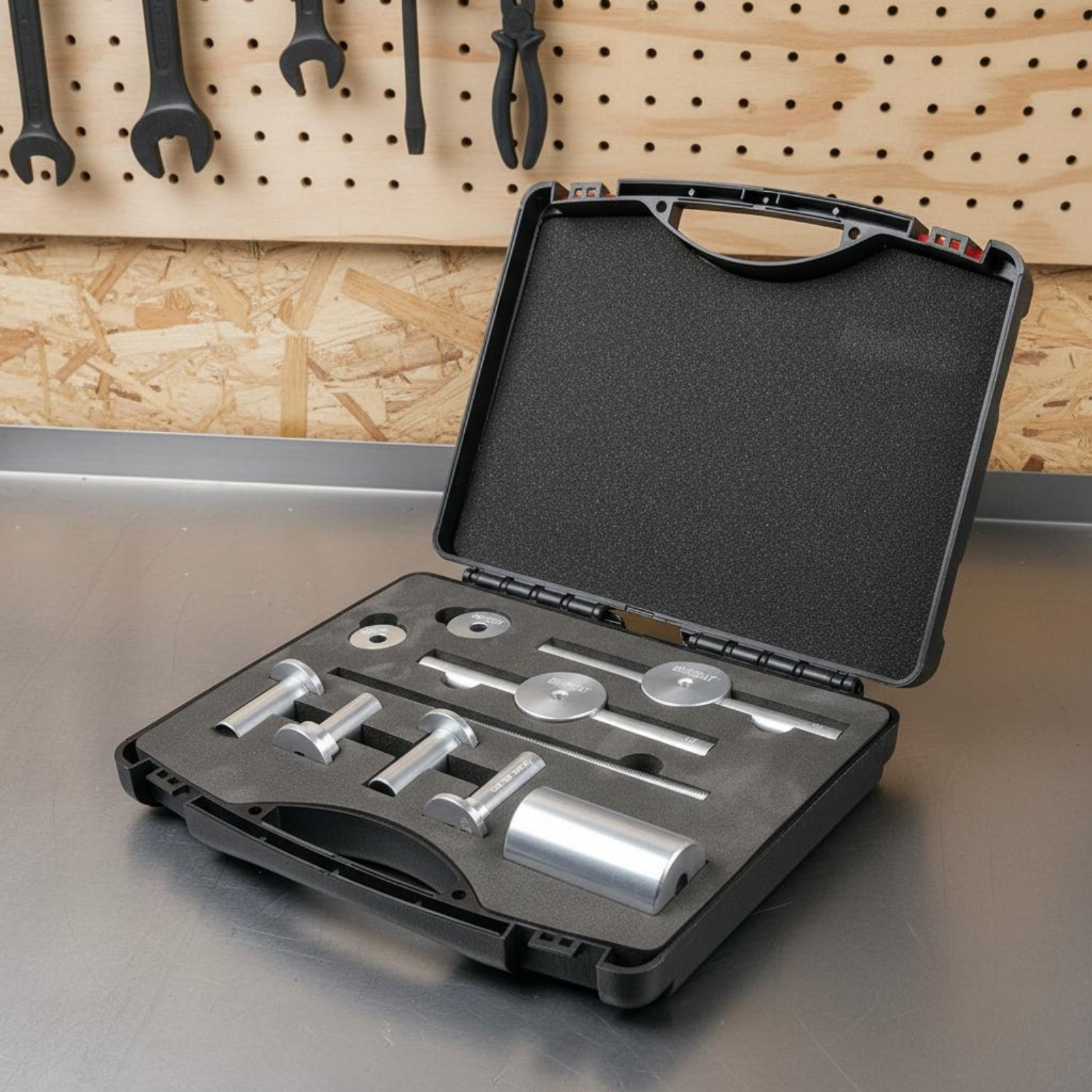 Two-Wheel Hub Bearing Press Kit Precision Metal Hub Driver Bearing Tool Hubs Service Kit Removal Tool for Workshop