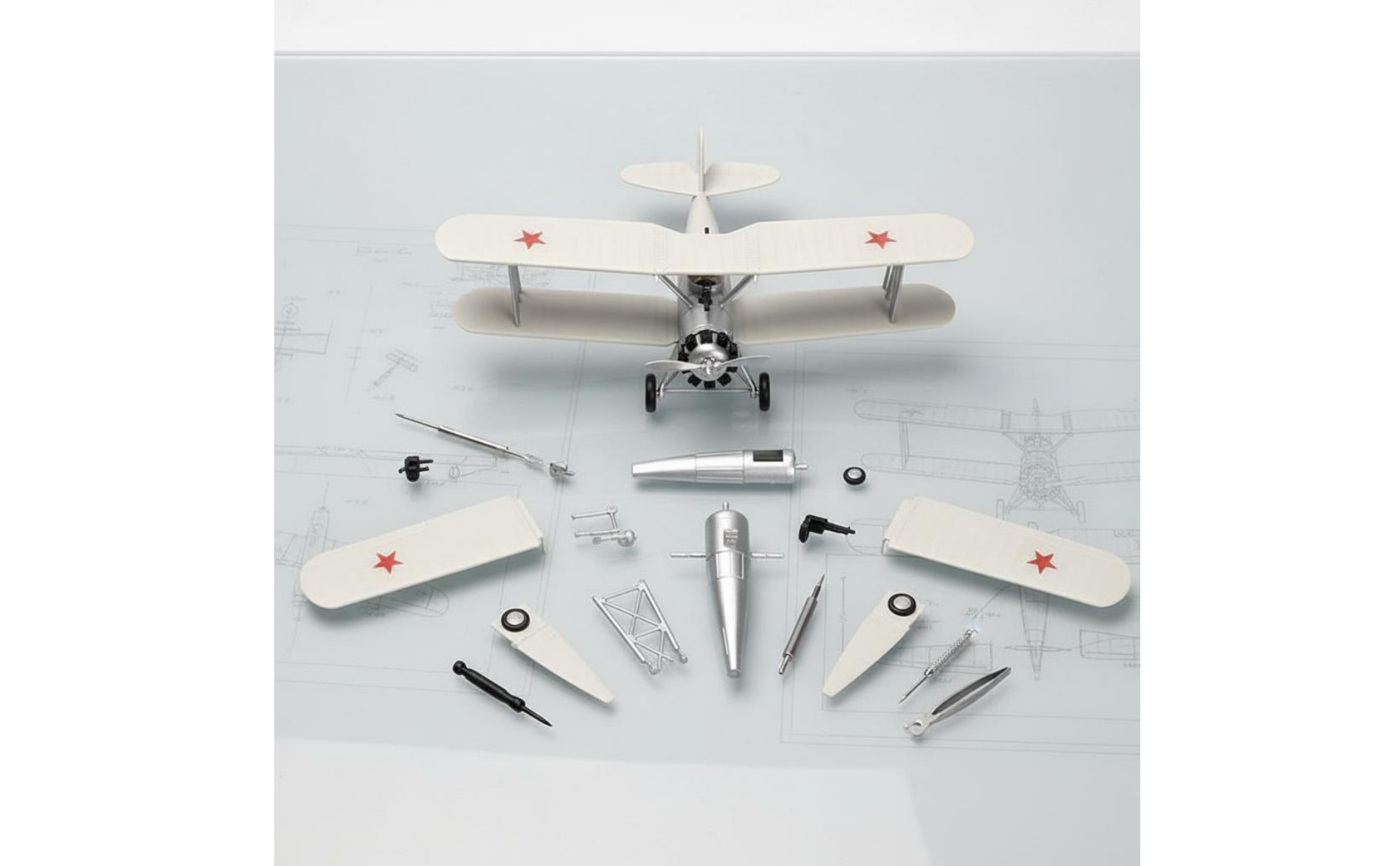 Plane Display Model 1/48 Scale Aircraft Model Detailed Molded