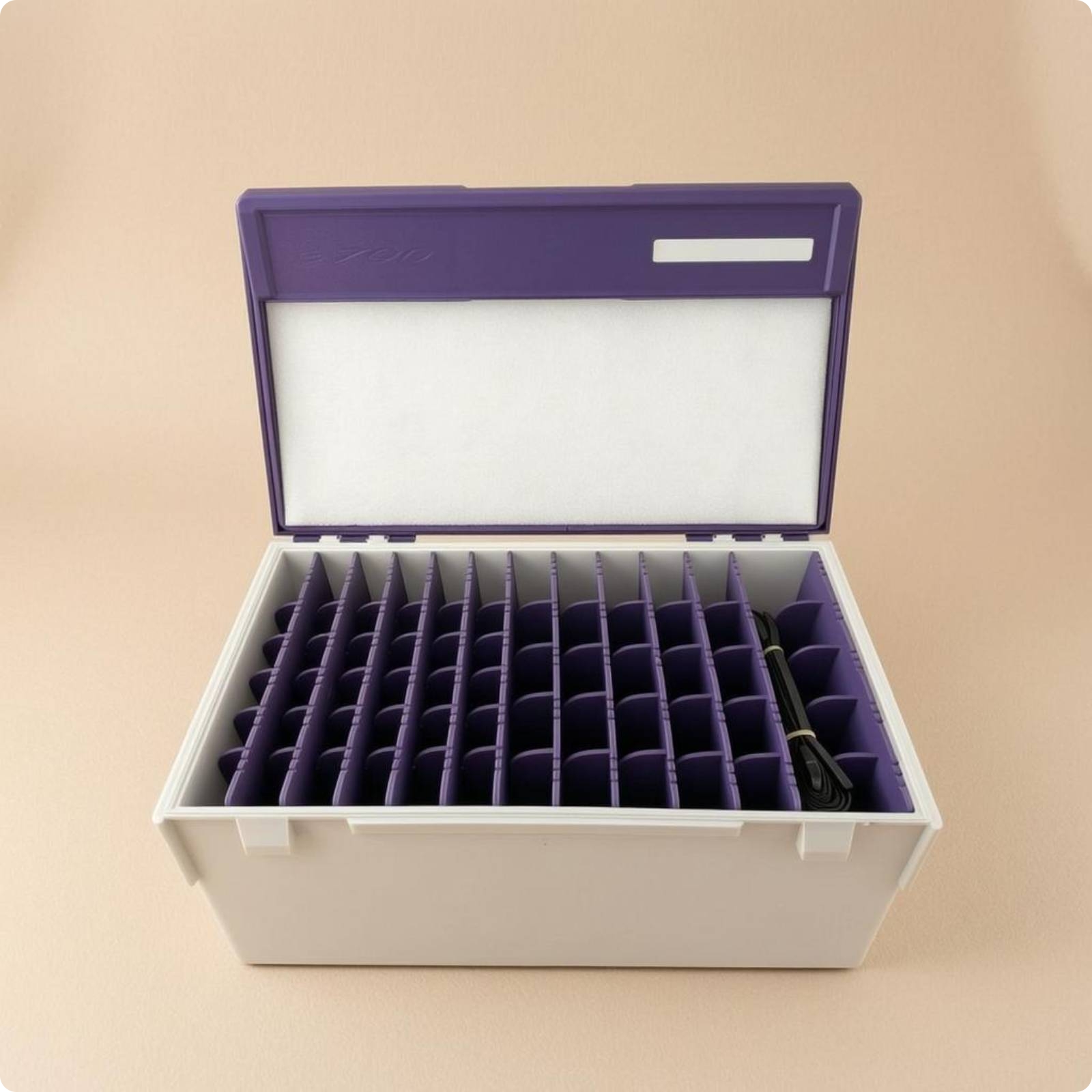 Hard Box Rectangular Flipaccessible Lure Box Removable Dividers