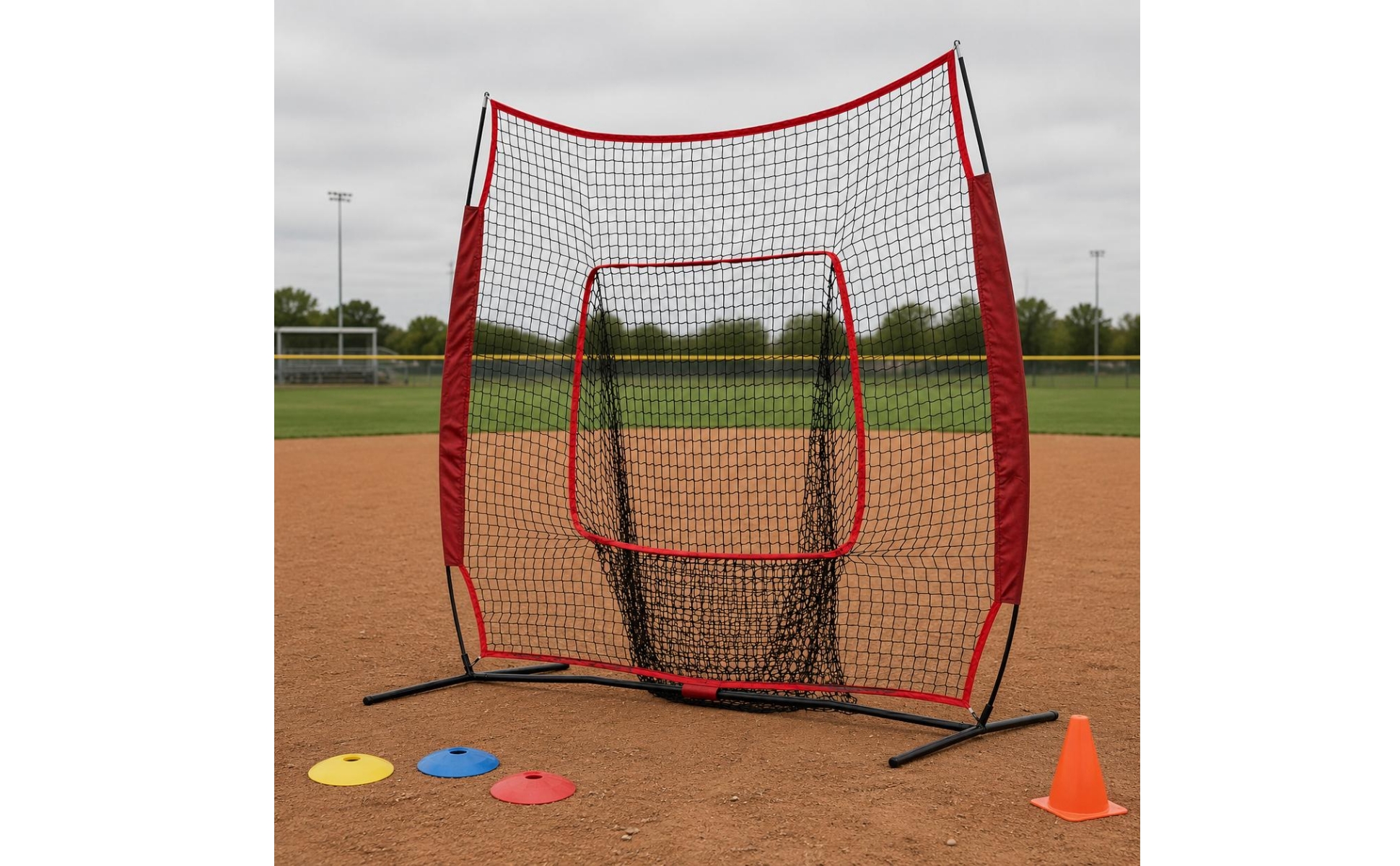 Baseball-Schlagnetz tragbar Softball-Trainingsnetz großes Fangnetz für Training