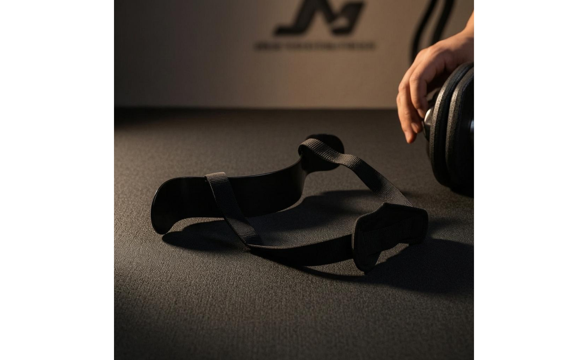 Barbell Bend Support Board Adjustable Strap Biceps Training Board