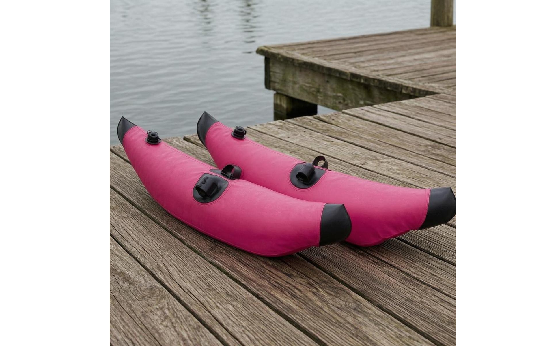 2 Pieces Ponton Kayak Gonflable Tubulaire Gonflable de Kayak