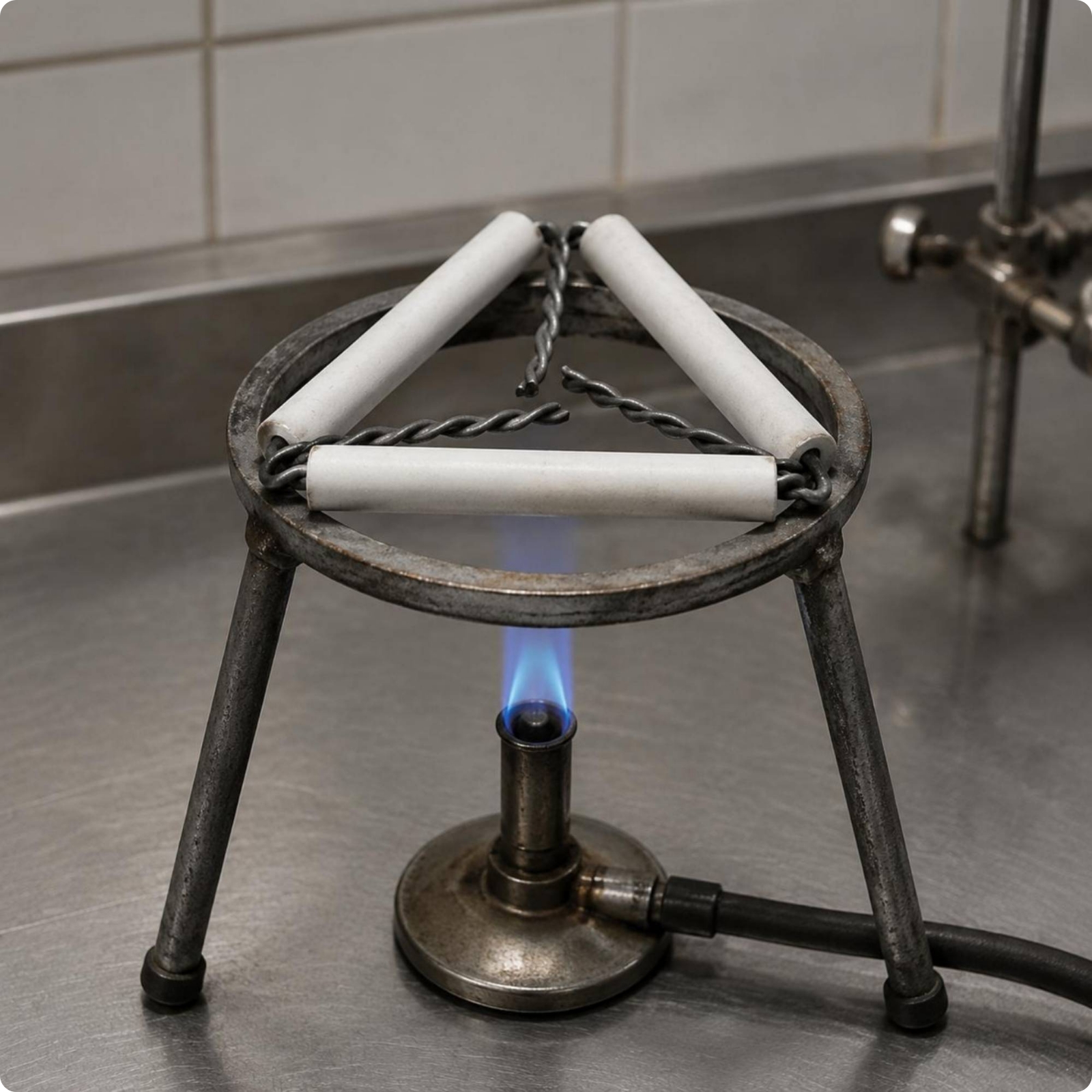 Triangular Crucible Stand High-Temperature Ceramic Crucible Support