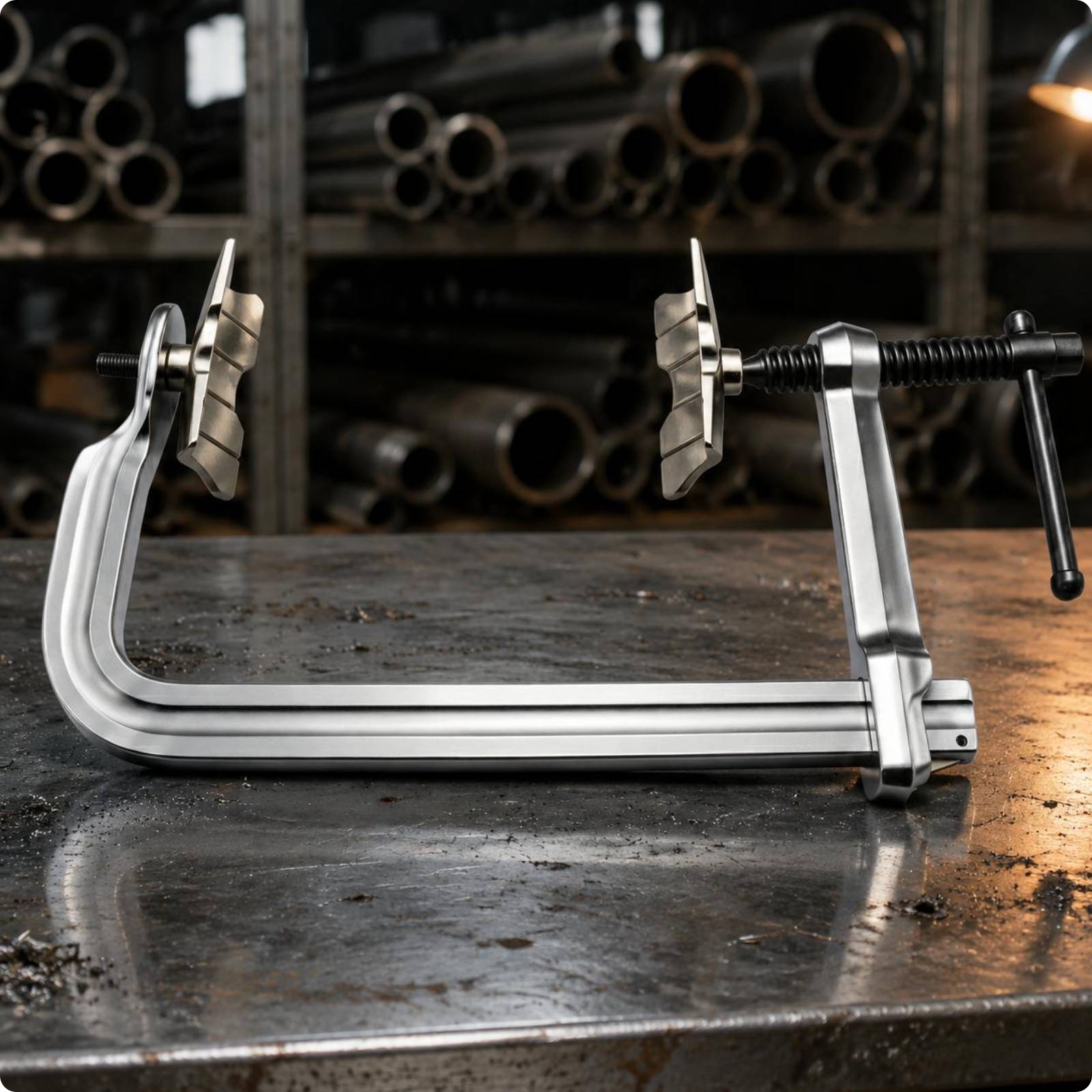Pipe Alignment Clamp Stable Grip Pipe Fitting Clamp Adjustable for Welders