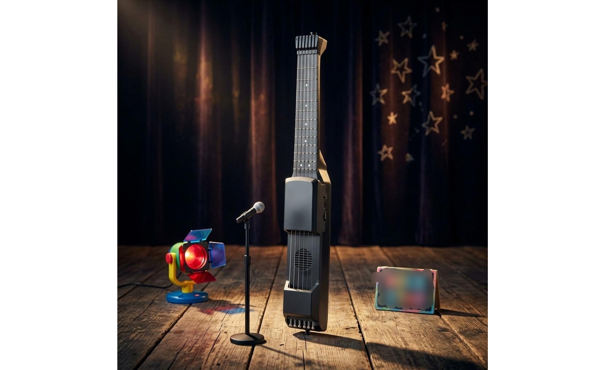 Guitare Électrique Bluetooth Haut-Parleur Intégré Guitare Électrique Portable