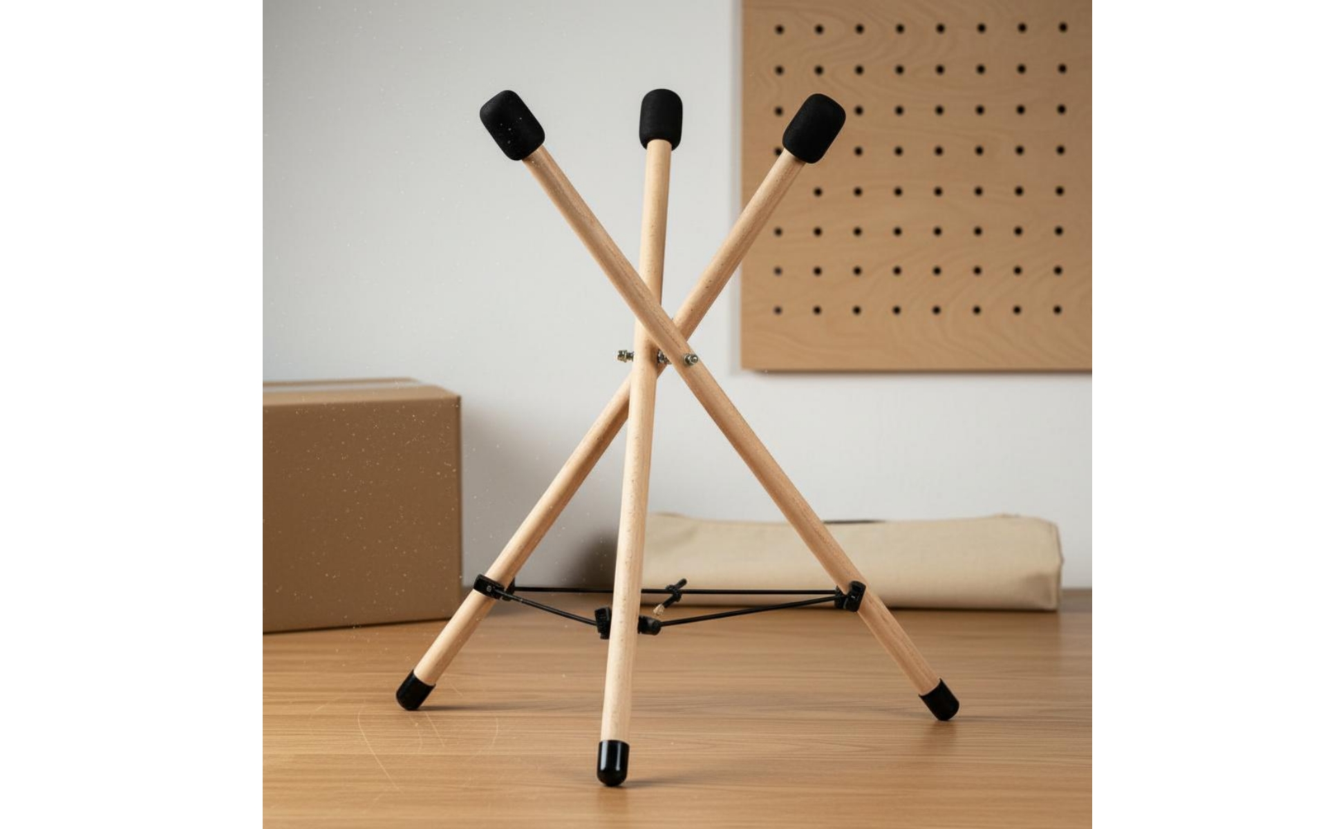 Folding Wooden Handpan Stand Foldable Handpan Stand Stable Support