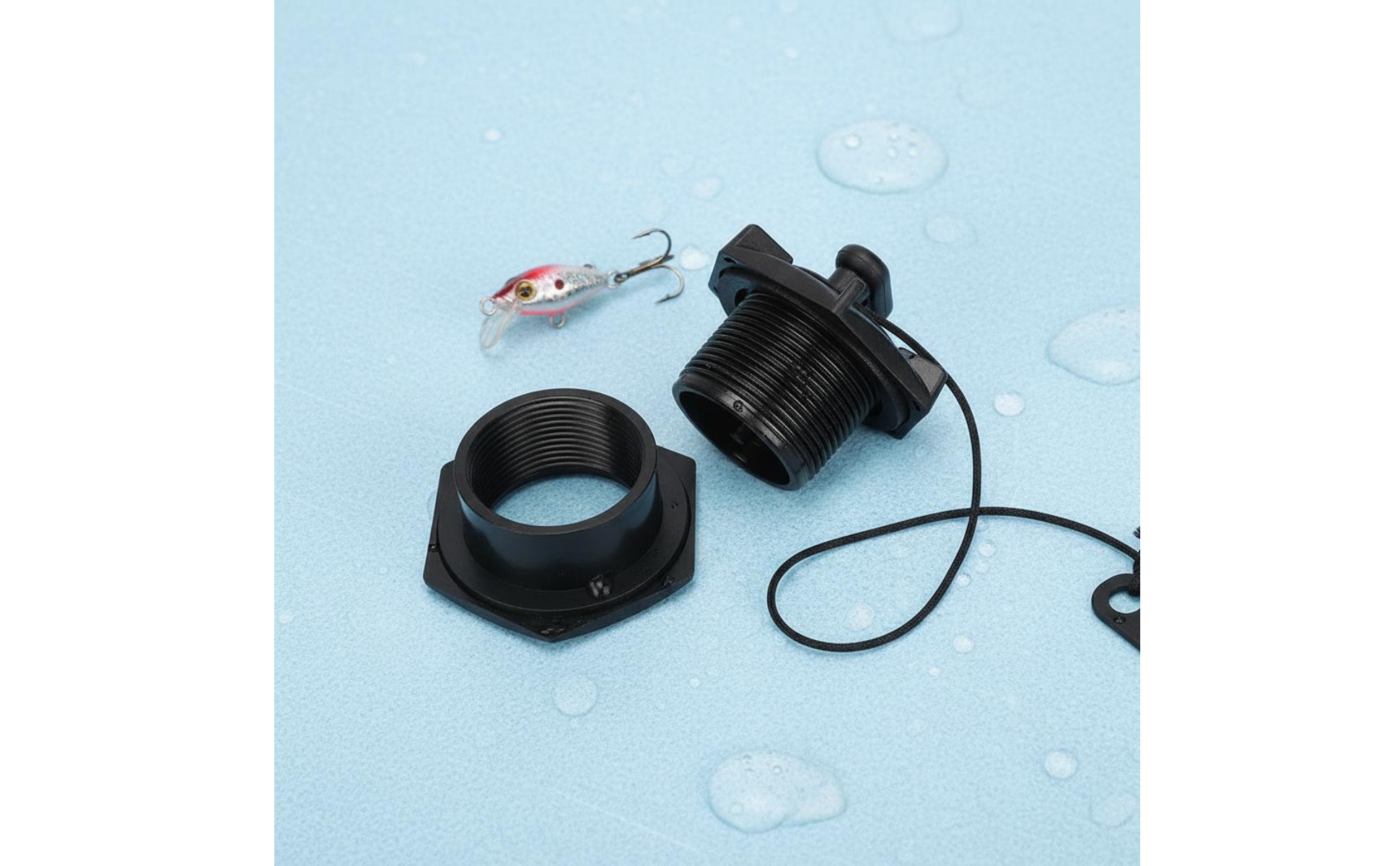 Hexagonal Boat Drain Plug Leak-Proof Inflatable Boat Drain Valve Long-Lasting