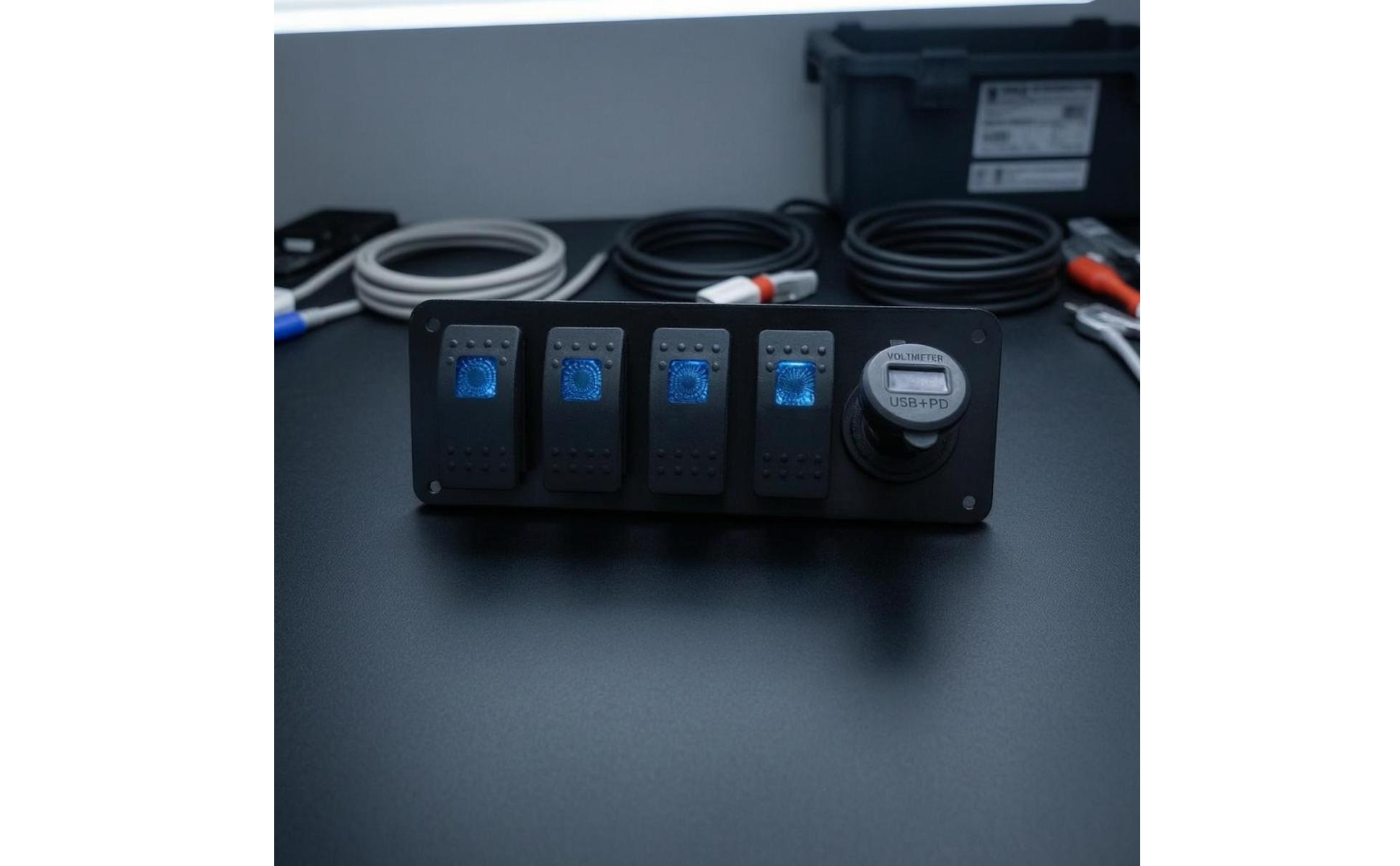 Bilge Pump Buoyant Switch USB Charging Port Automatic Bilge Pump for RV, Pond