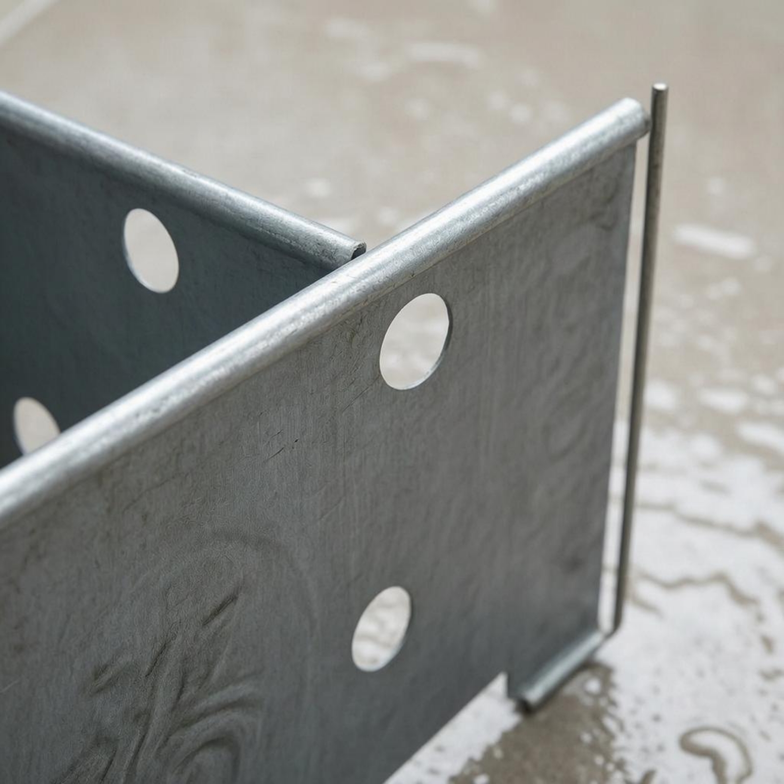 Iron Mop Container Perforated Cleaning Container Embossed - Produktbild 3