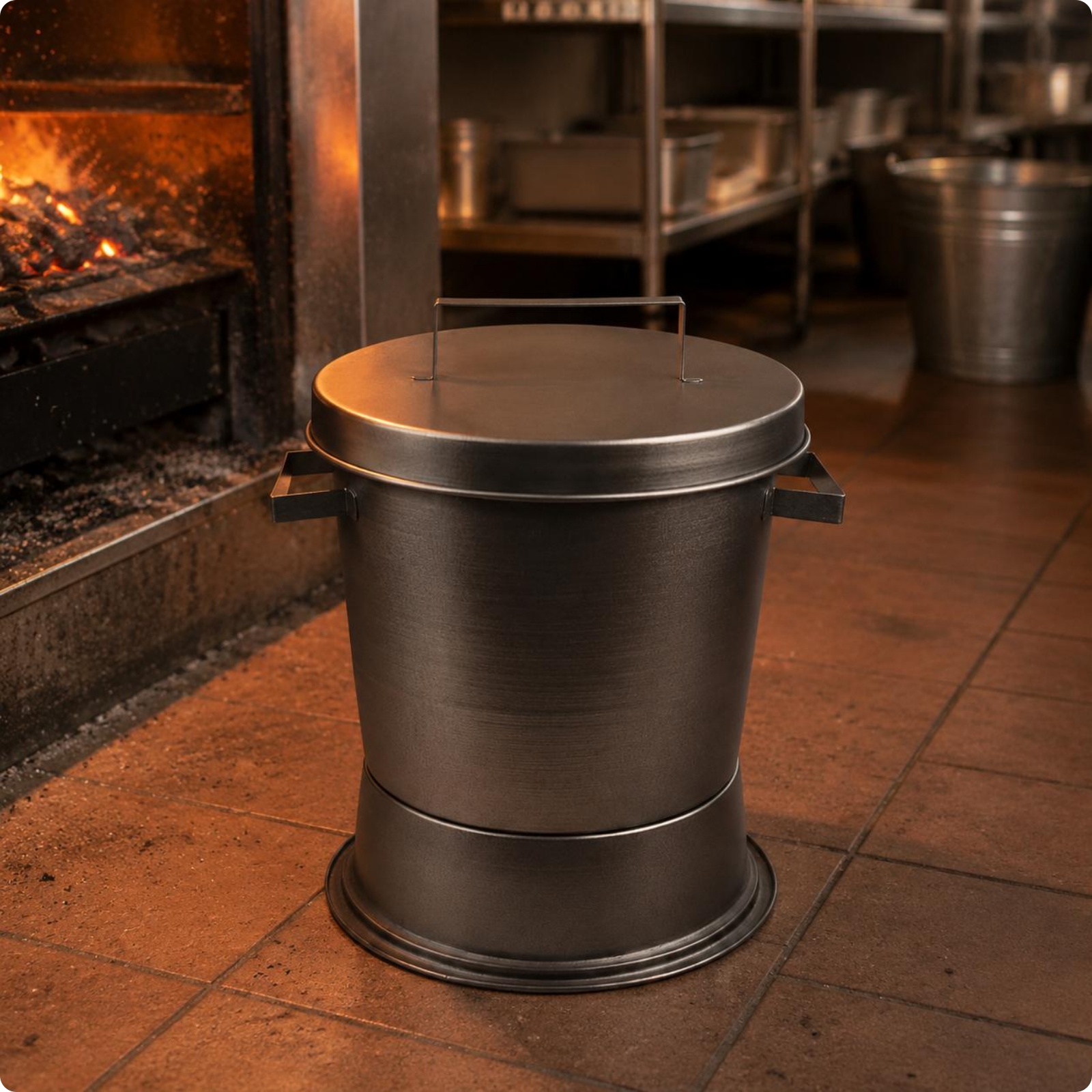 Charcoal Kill Container with Lid Charcoal Smothering Container High Performance