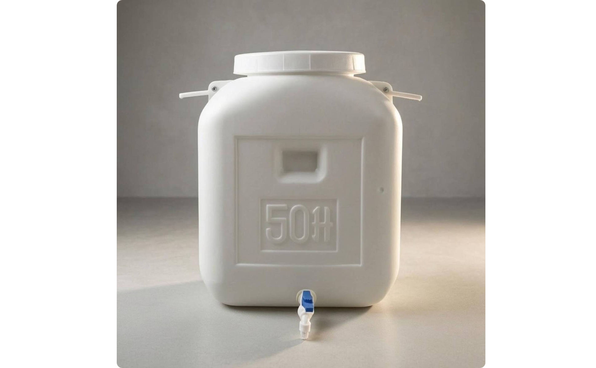 Sturdy Duty Container HDPE Spigot Container Food-Safe
