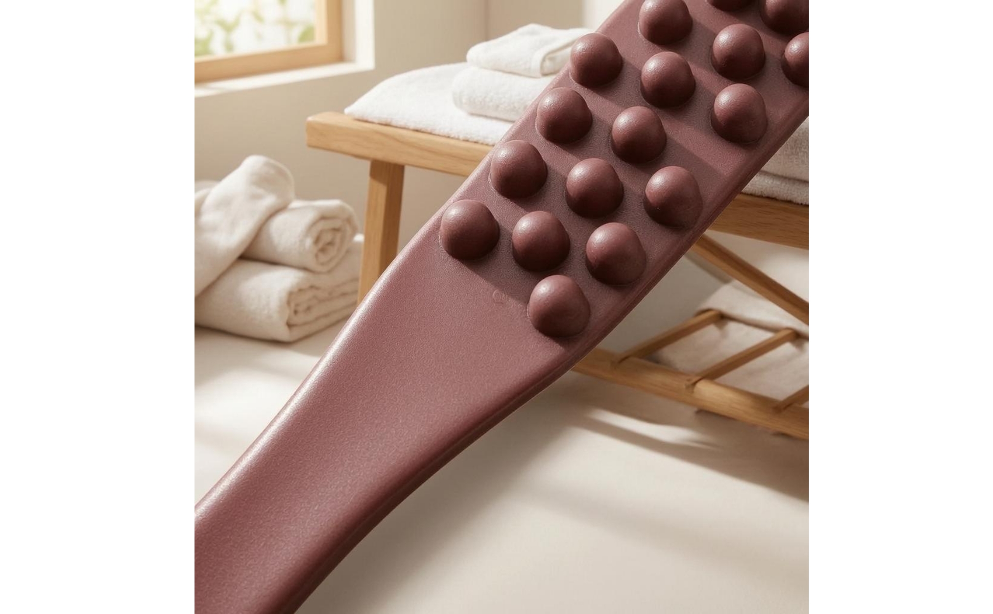Noppen-Massagestab 52 cm lang Hand-Massagestab abgerundet