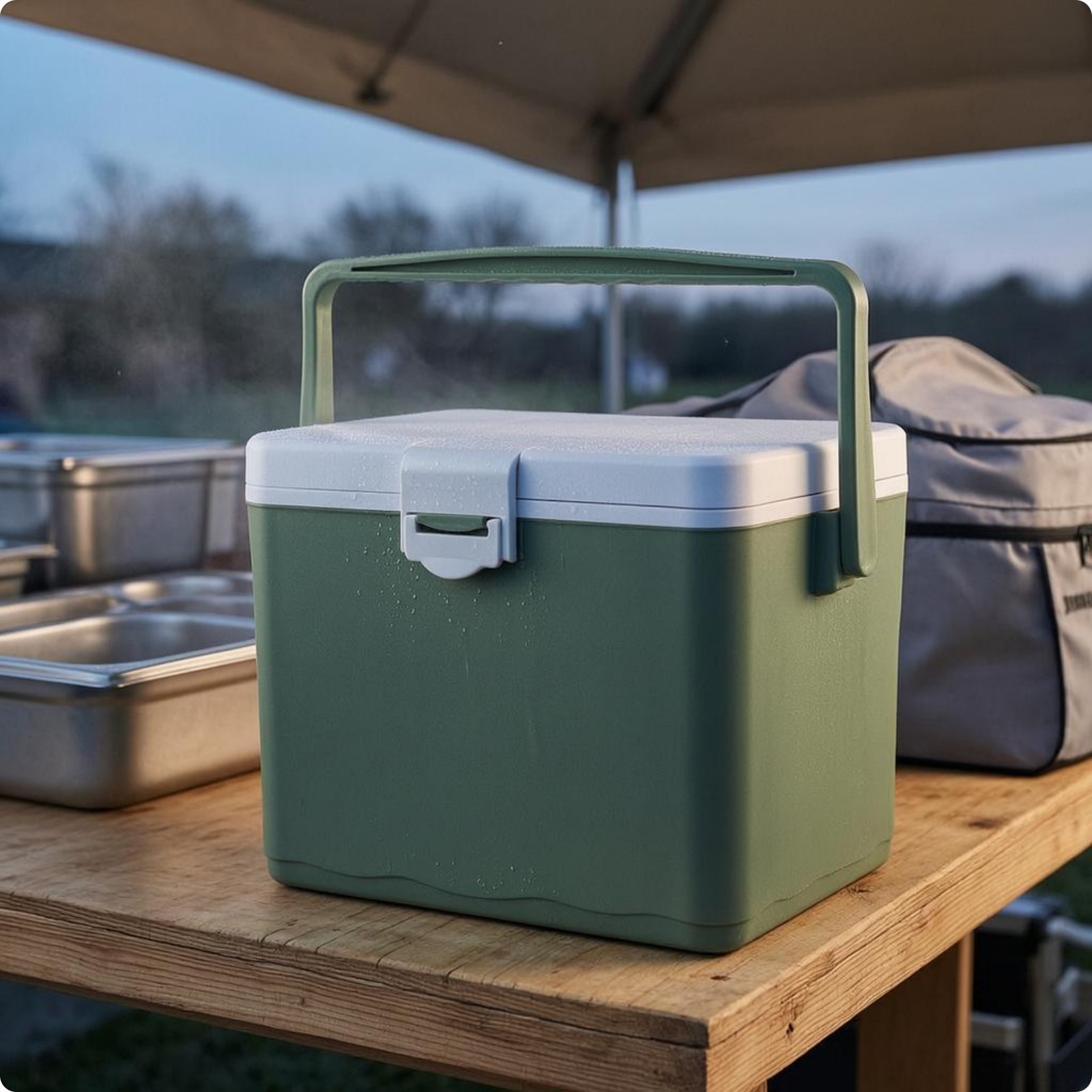 Hartschalige Kühlbox Isoliert Kühlbox Tragbar