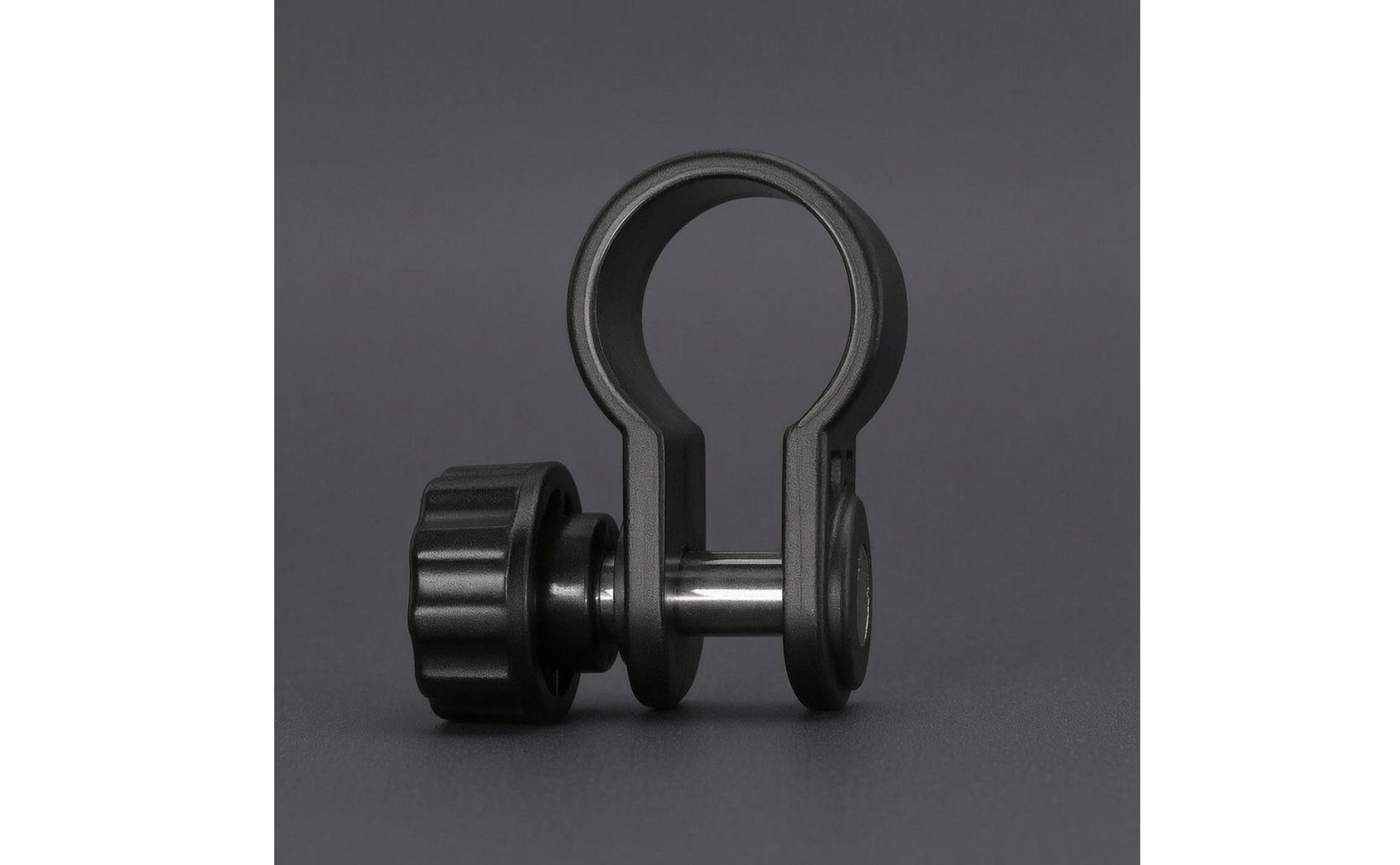 Universal Flashlight Clip Circular-Shaped Flashlight Mount Plastic and Metal