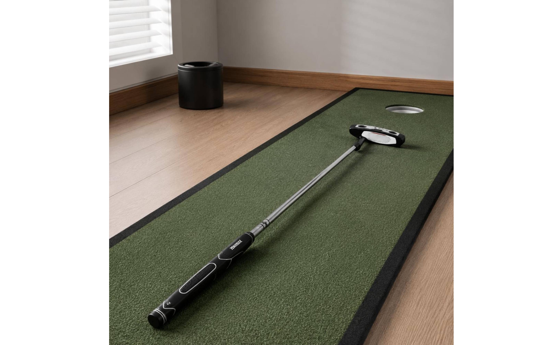 Zinc Alloy Putter Indoor and Outdoor Use Golf Practice Putter for Training, Men