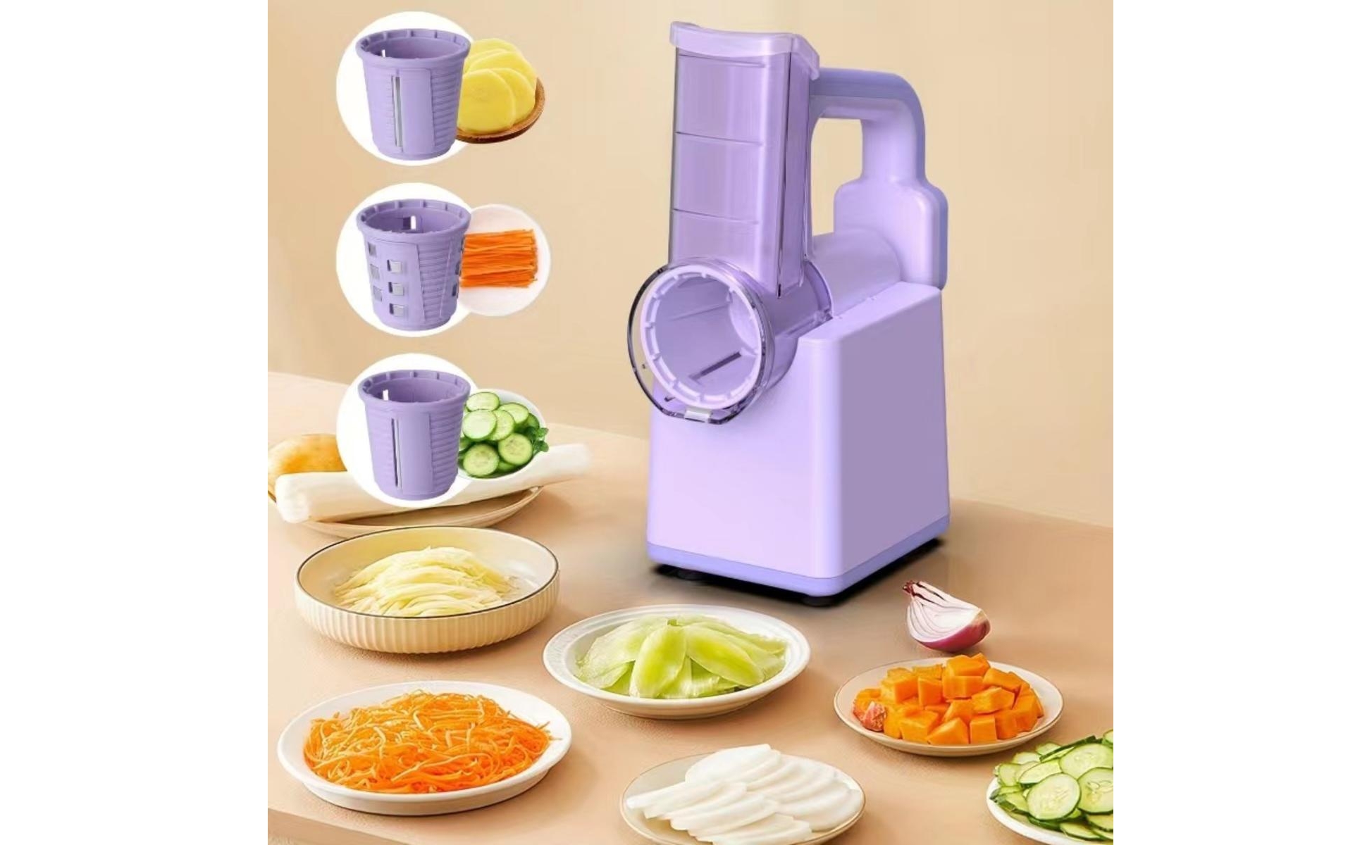 Electric Vegetable Easy to Use Electric Rotary Grater Rapid