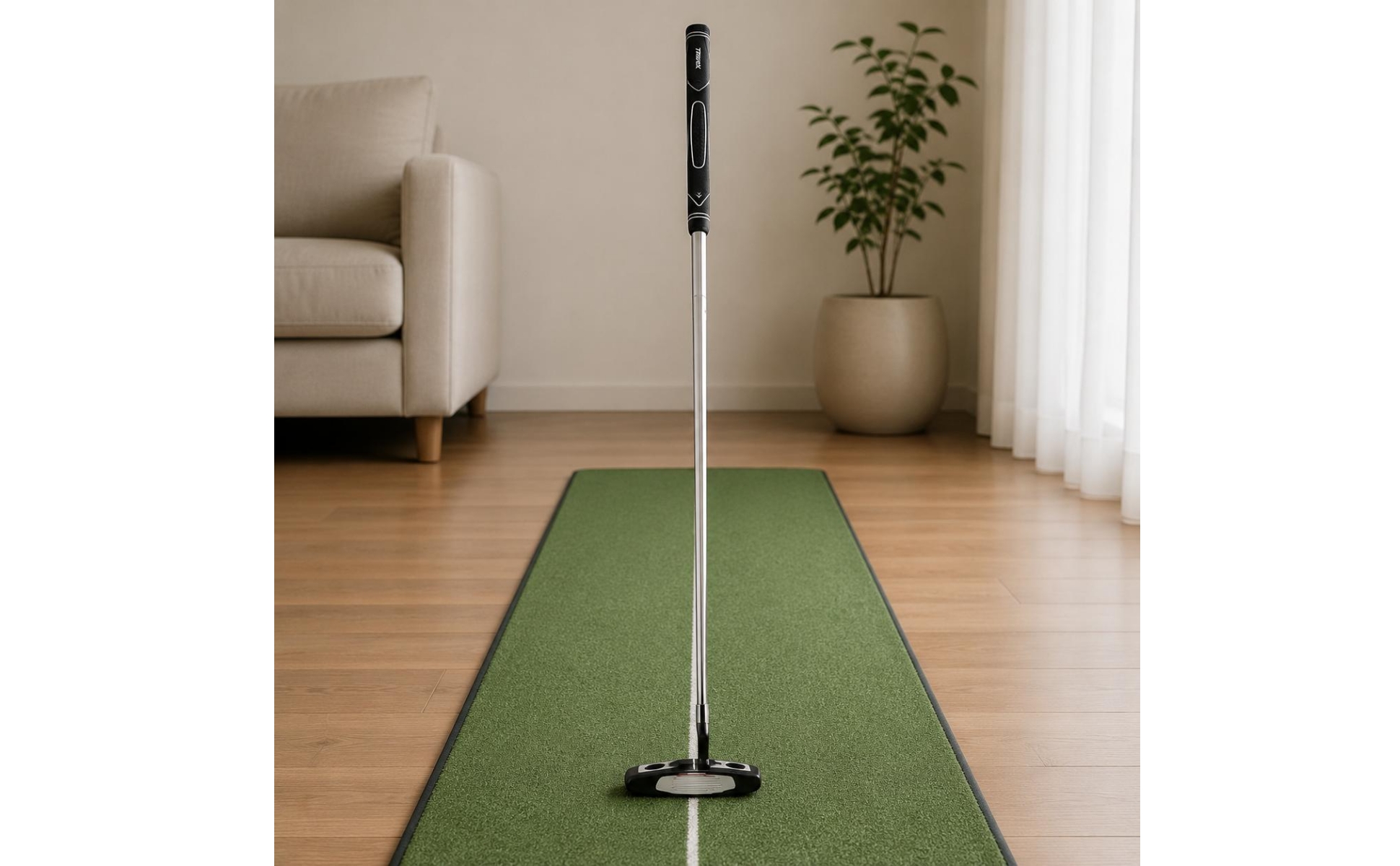Zinc Alloy Putter Indoor and Outdoor Use Golf Practice Putter for Training, Men