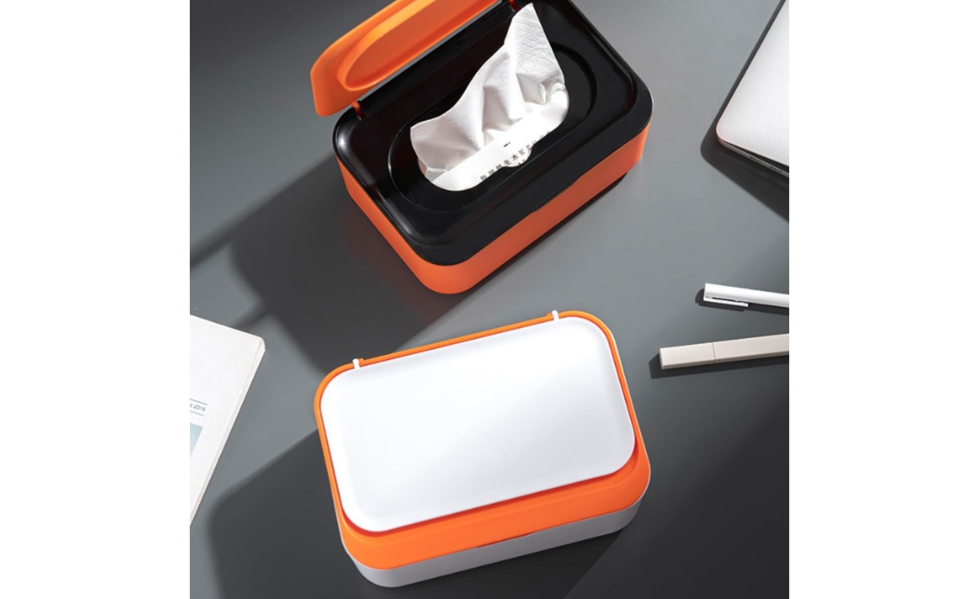 Wet Wipes Dispenser Box Dustproof Lidded Tissue Box Multi-Purpose for Desk