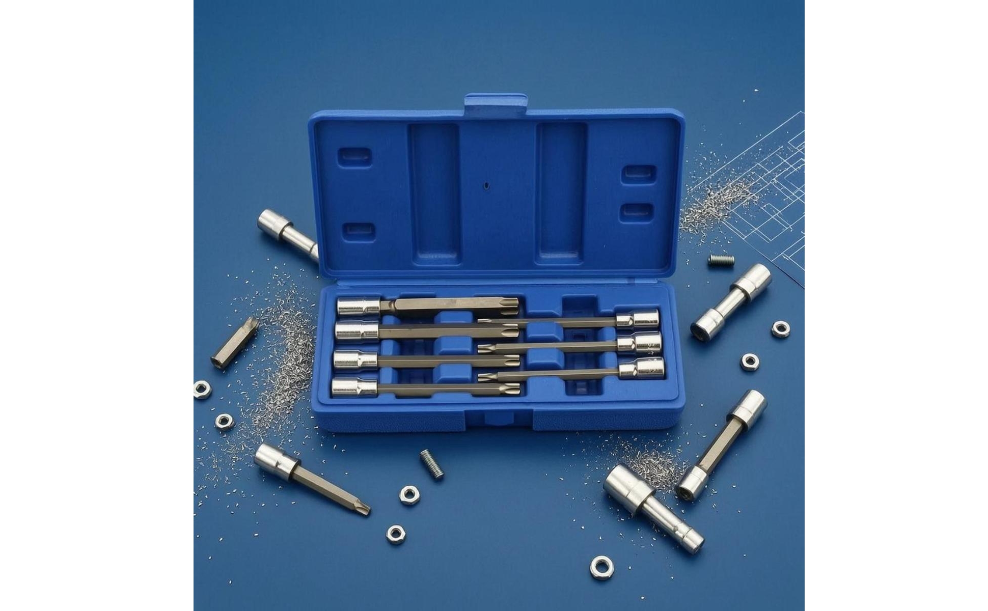 7 Pieces Hex Star Socket Set T25 T30 T40 T45 T50 T55 T60