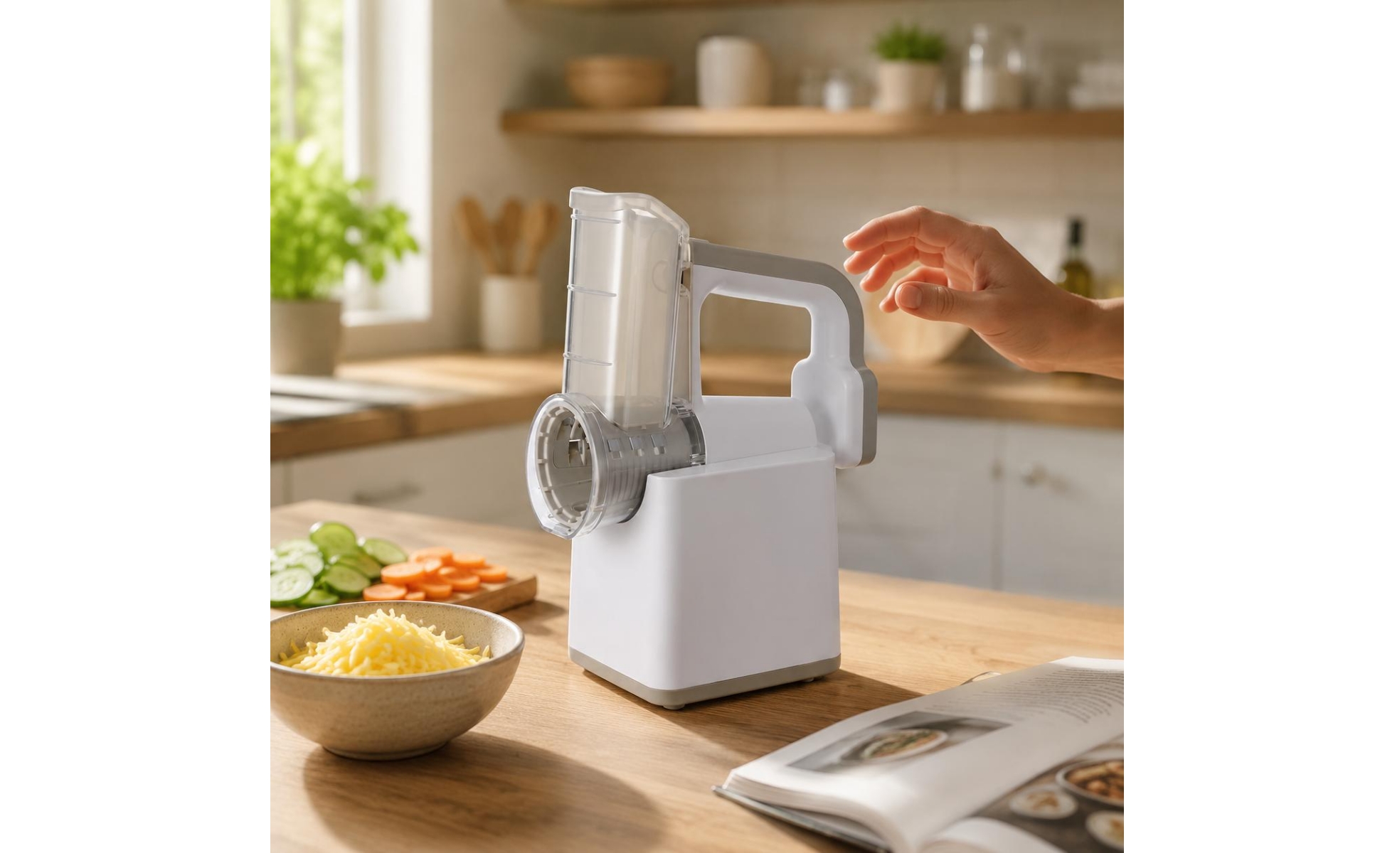 Electric Vegetable Easy to Use Electric Rotary Grater Rapid
