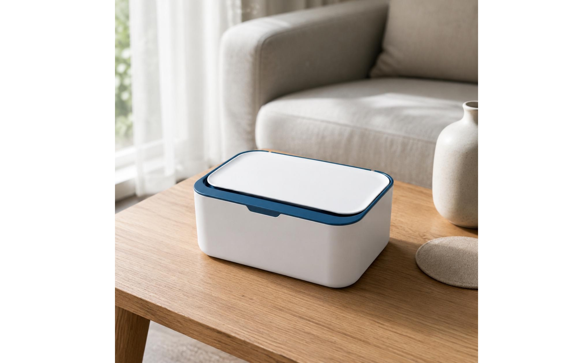 Wet Wipes Dispenser Box Dustproof Lidded Tissue Box Multi-Purpose for Desk