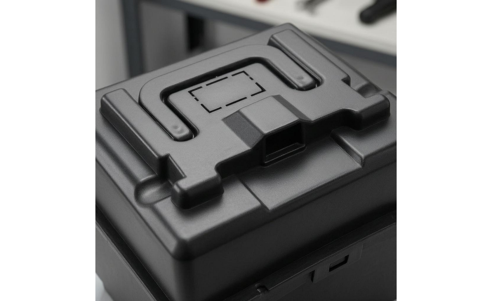 Batteriebox Stabil Batteriegehäuse mit Deckel