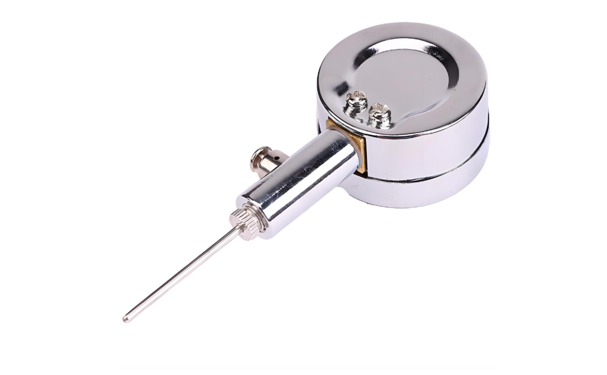 Sports Ball Pressure Gauge Dual Scale Ball Pressure Gauge Metal Body