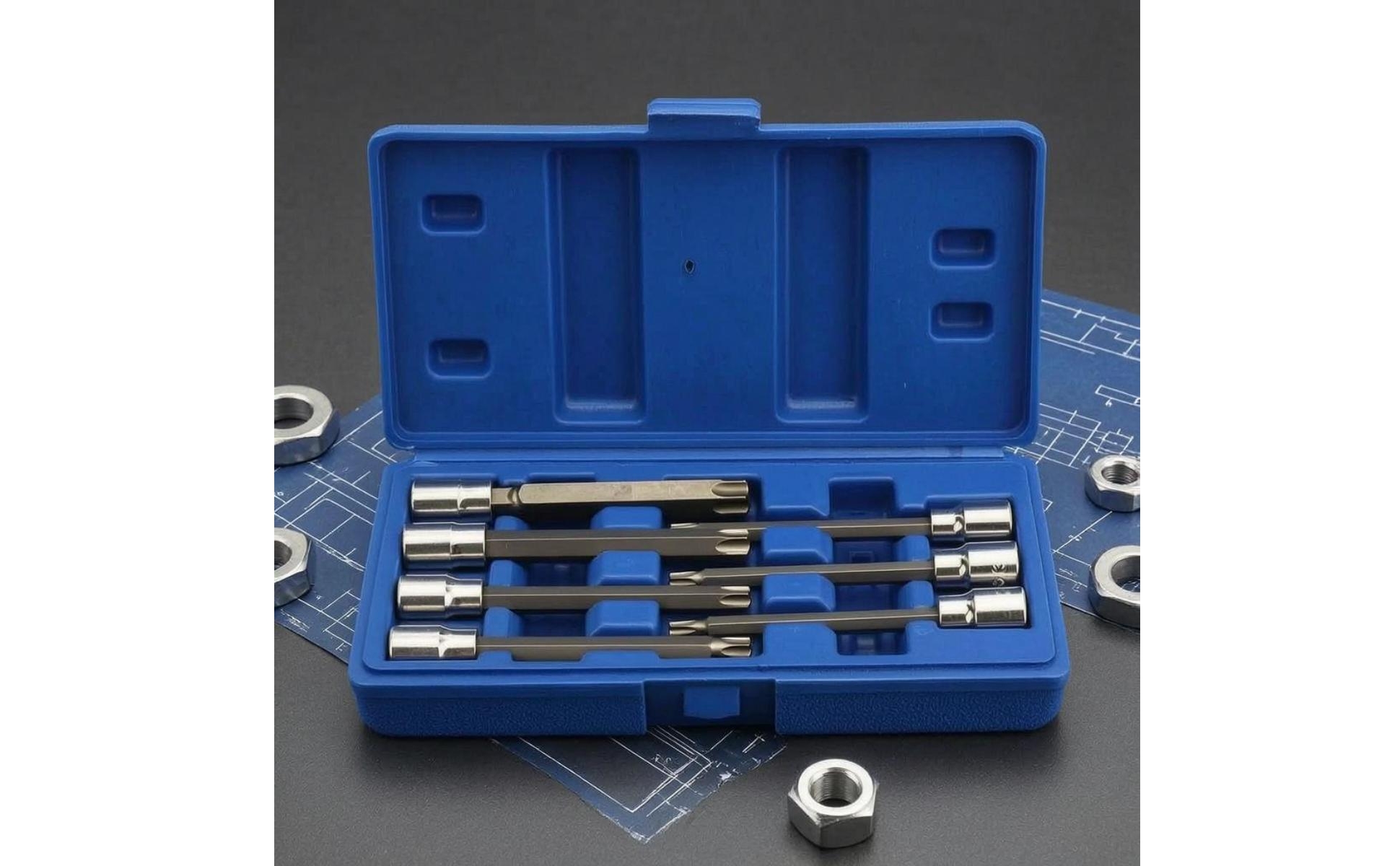 7 Pieces Hex Star Socket Set T25 T30 T40 T45 T50 T55 T60