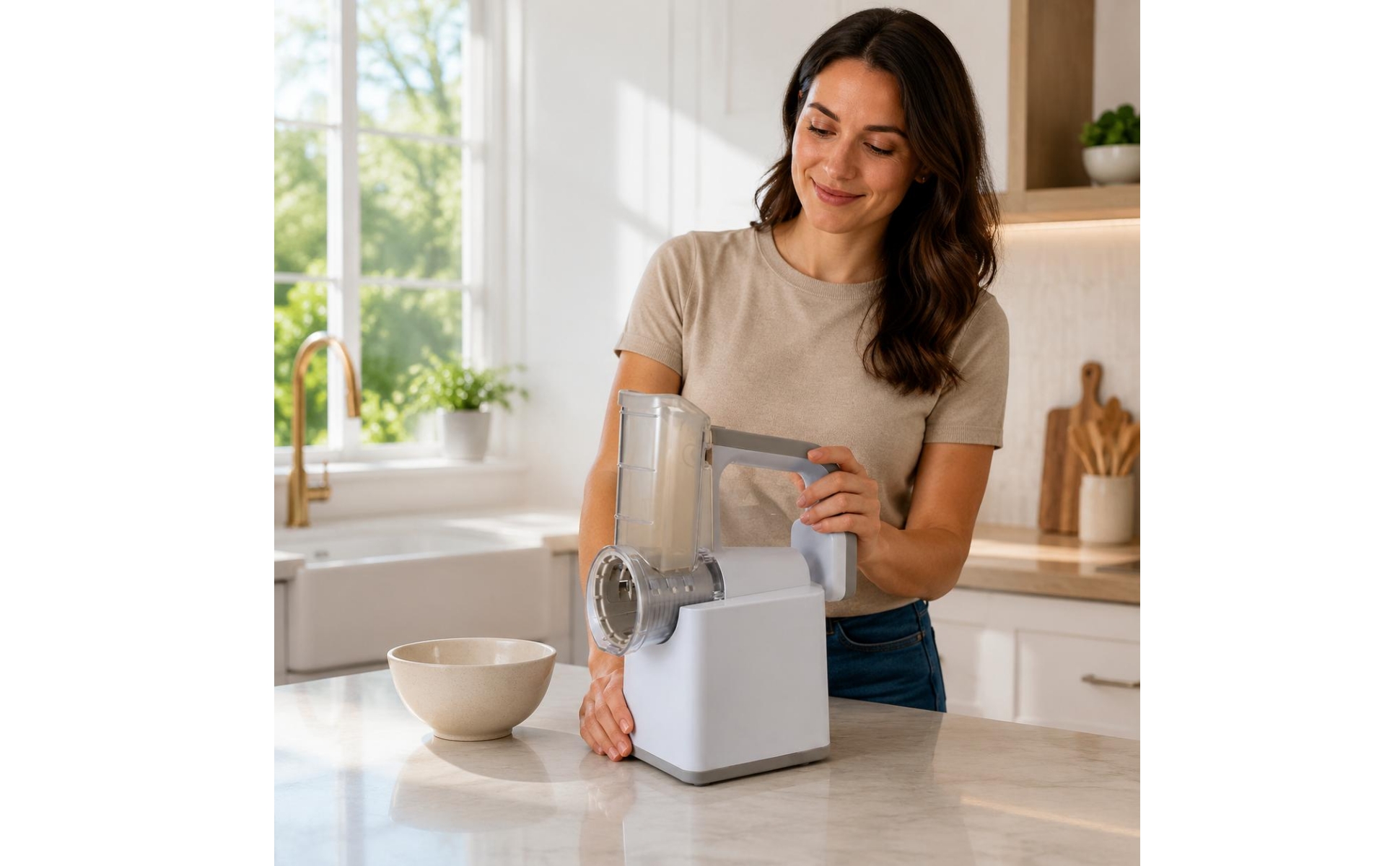 Electric Vegetable Easy to Use Electric Rotary Grater Rapid