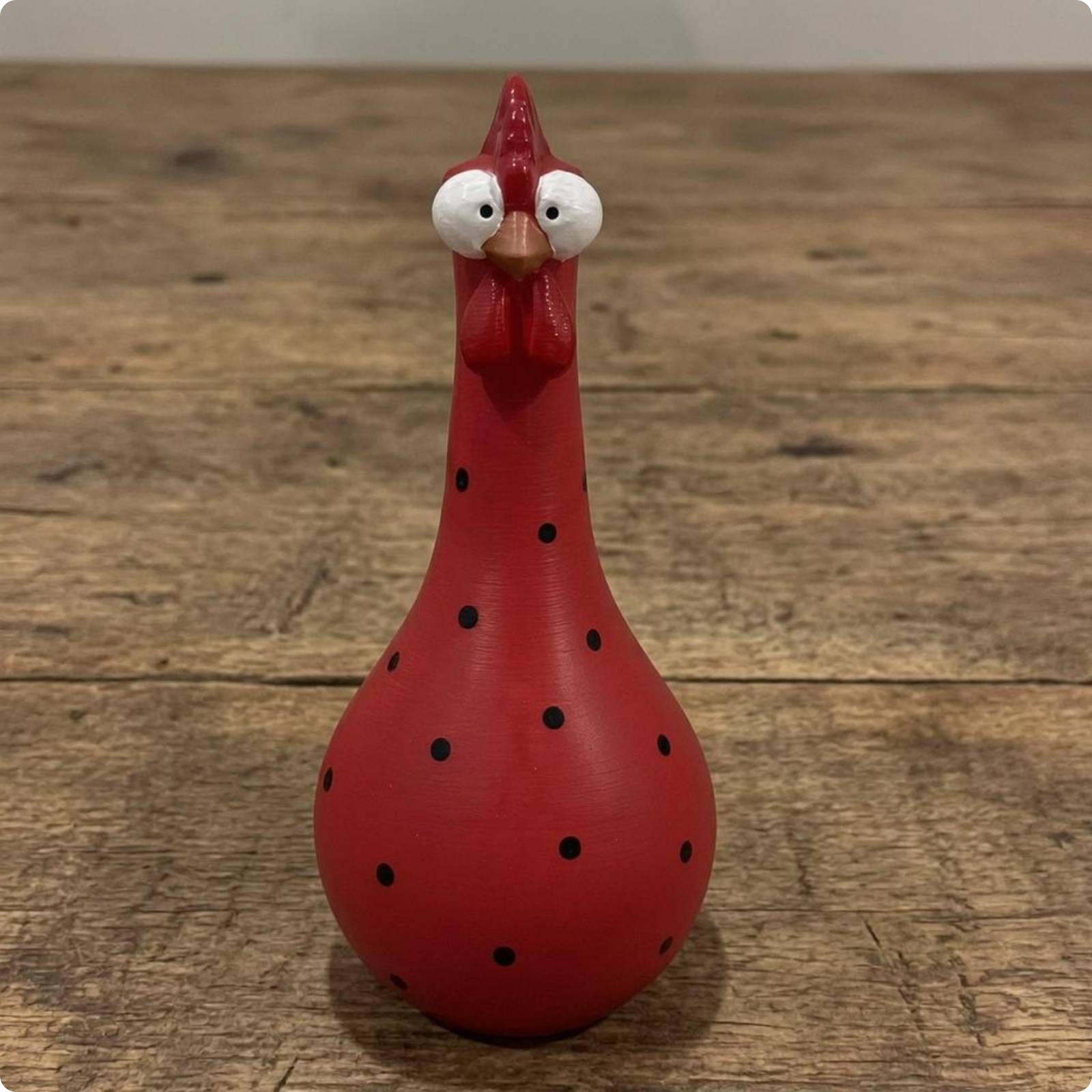 Long Neck Chicken Vase Hand Painted Colorful Chicken Vase Handmade