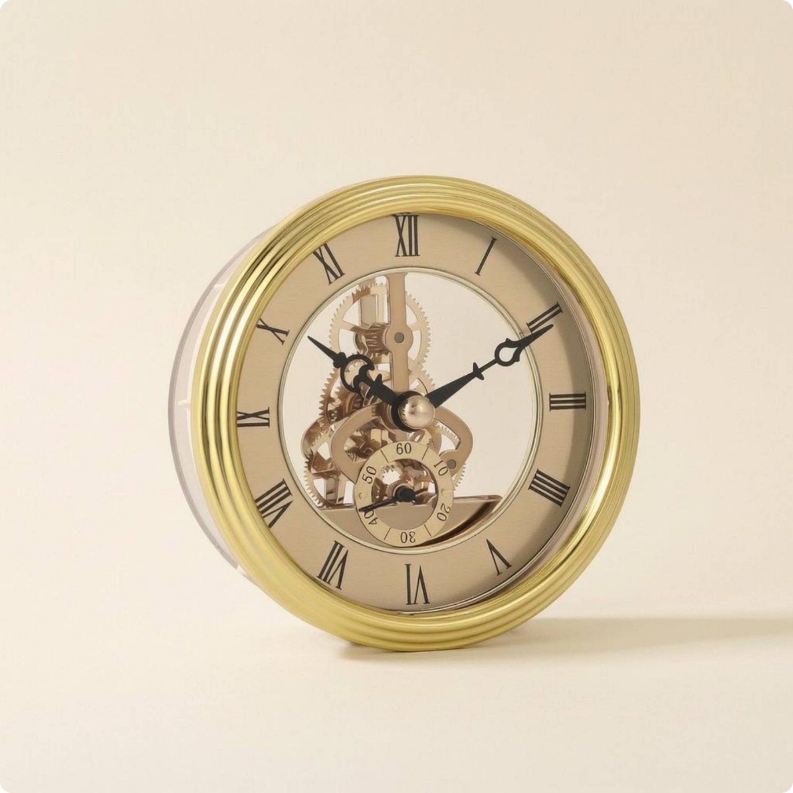 Round Timepiece Insert Insert Mechanical Gears Timepiece Insert Face Insert