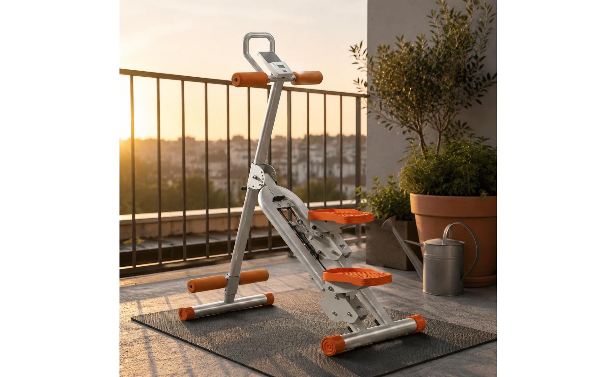 Faltbarer Stepper faltbar Treppensteiger mehrfunktional für zu Hause, drinnen