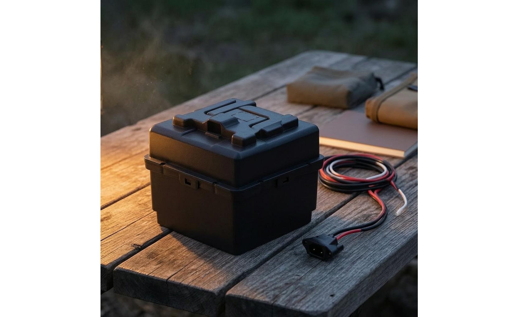 Batteriebox Stabil Batteriegehäuse mit Deckel