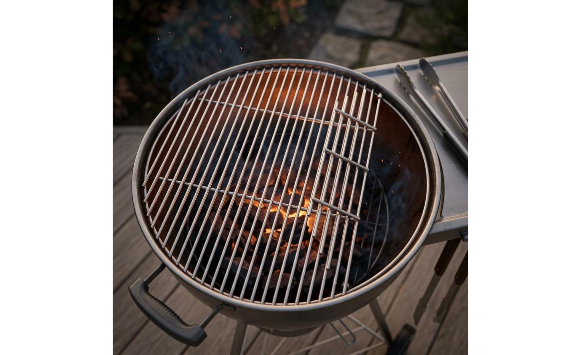 Hinged Grill Grate Round Stainless Steel Grill Grate Reinforced