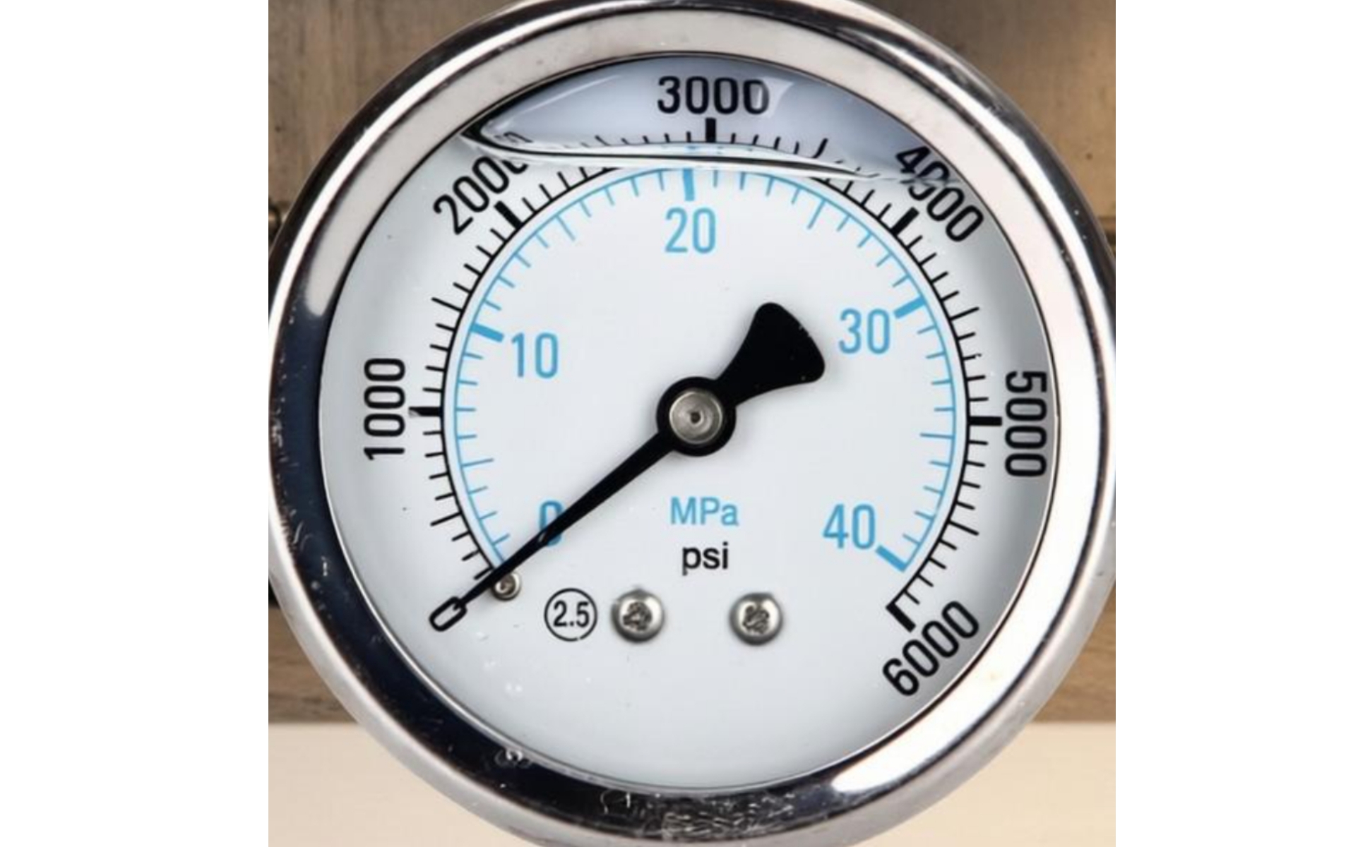 Spray Machine Pressure Gauge Dual Scale Shock-Resistant Gauge