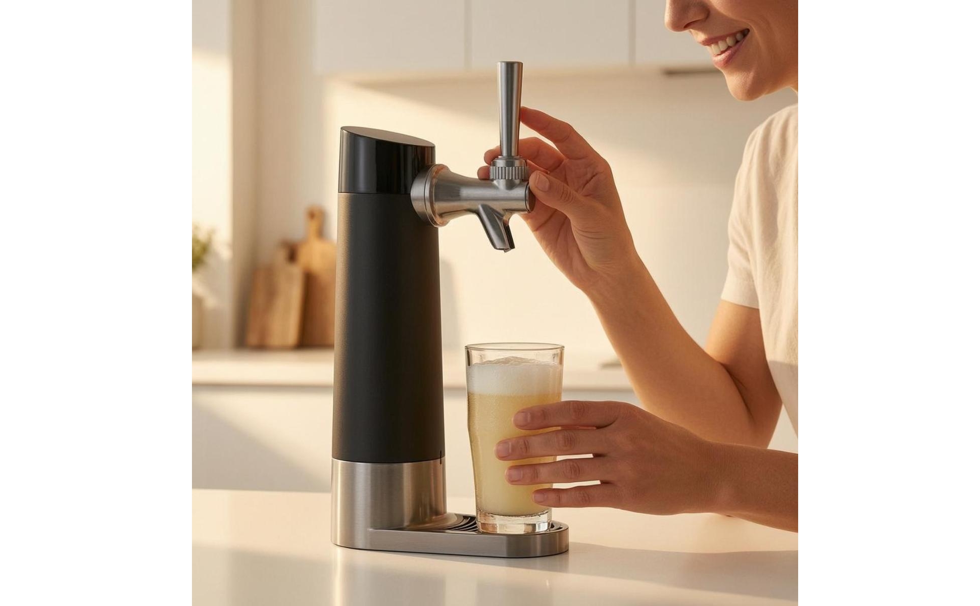 High-Frequency Beer Frother Quick Foaming Foam Beer Machine Single-Button