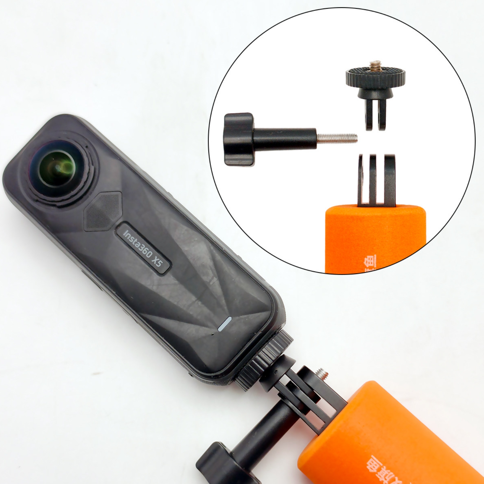 Floating Camera Support Buoyant Photo Gear Aluminum Alloy for Swimming, - Produktbild 5