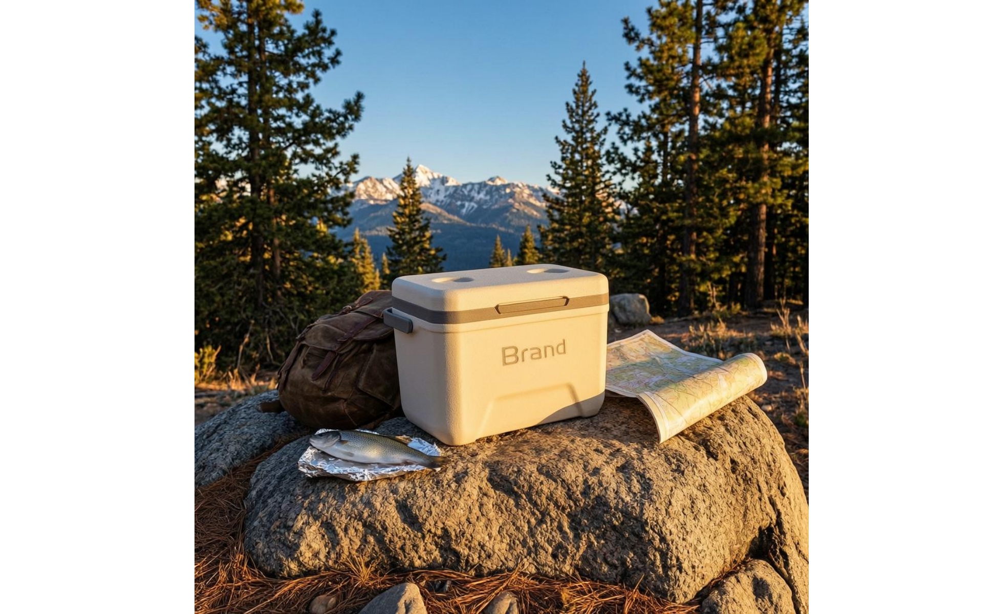 Insulated Cooler Box PU Insulation Portable Cooler Box Locking Lid