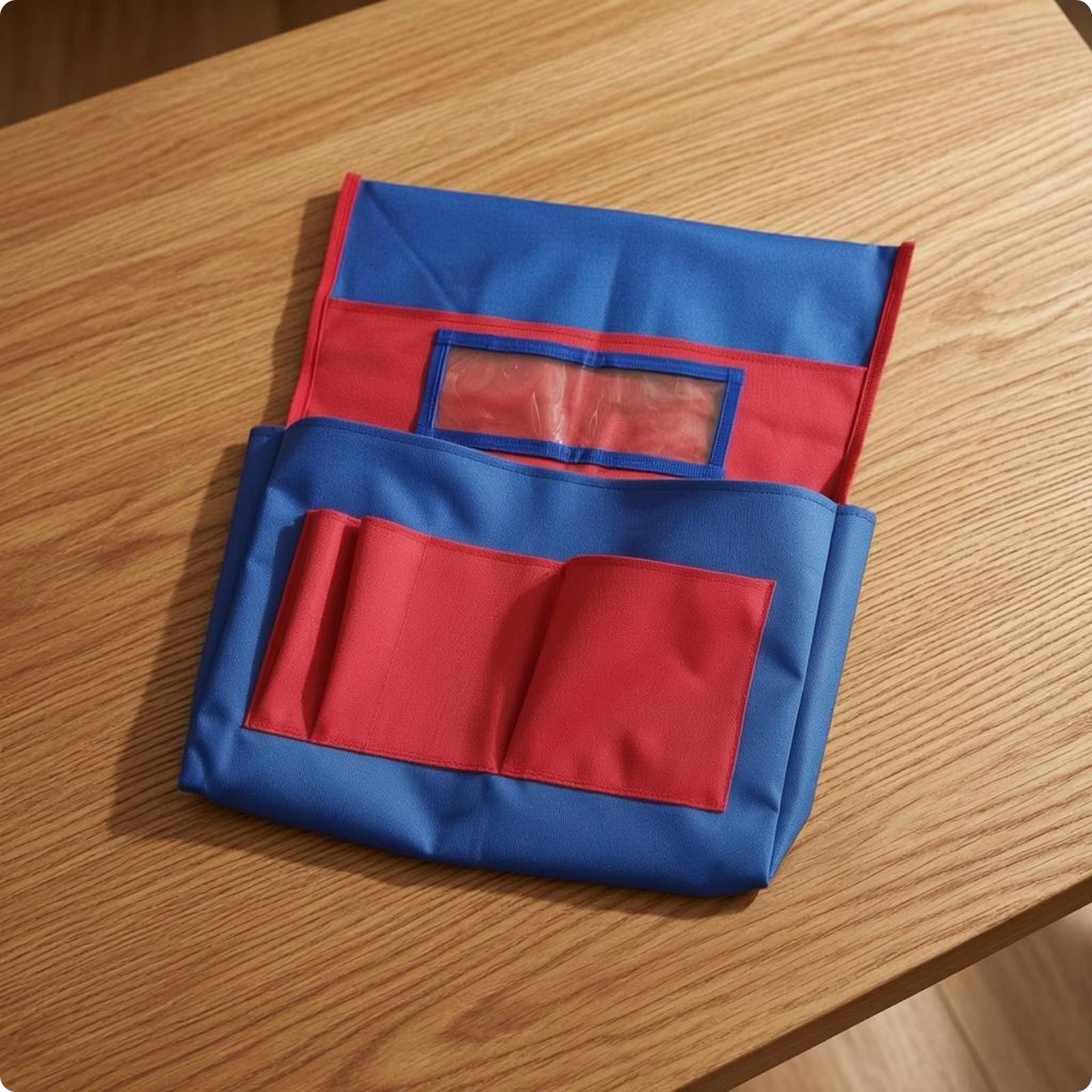 Stuhllehnentasche mit Sichtfenster Klassenraum-Tasche mehrteilig für Kinder