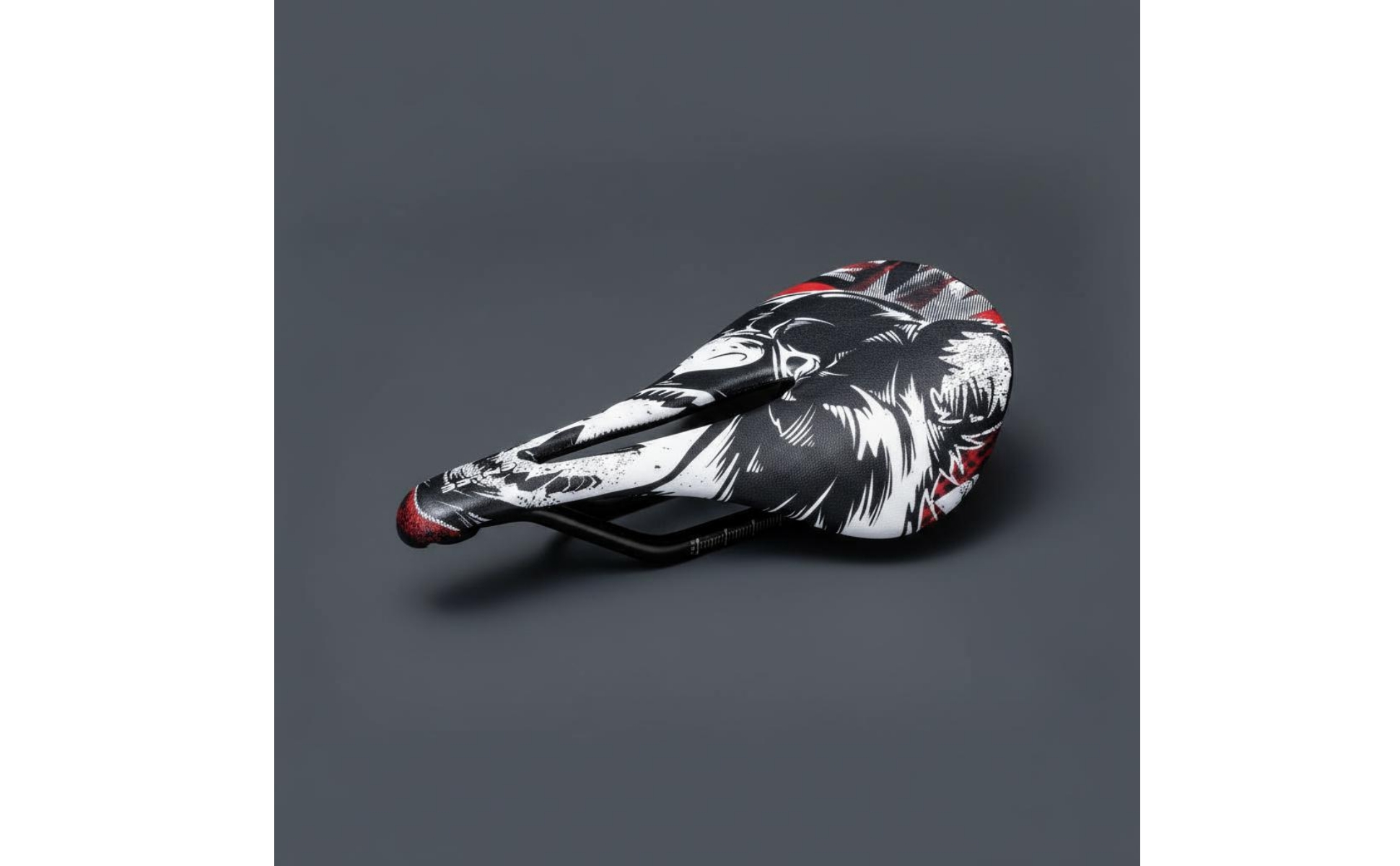 Carbon Fiber Mountain Bike Saddle Lightweight Road Bike Saddle Colorful Print Wear Resistant