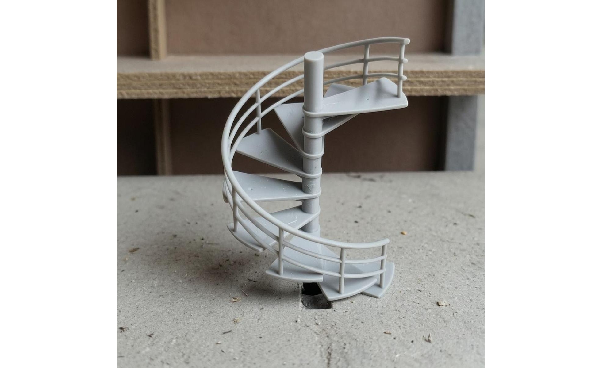 Miniature Staircase Model 1:64 Scale Resin Stairs Model Detailed