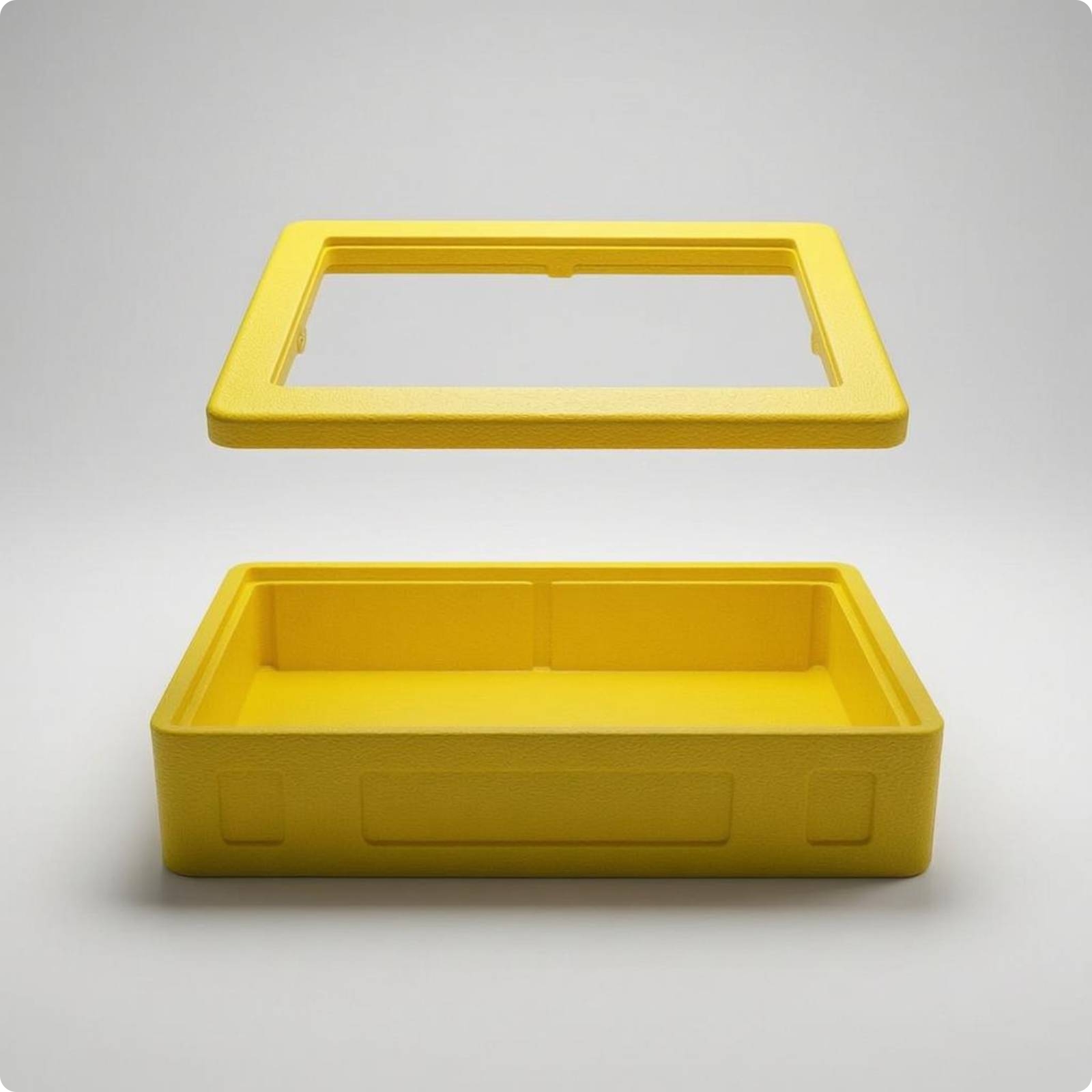 Insulated Food Warmer Box Recessed Handles Non Electric Food Warmer Shallow