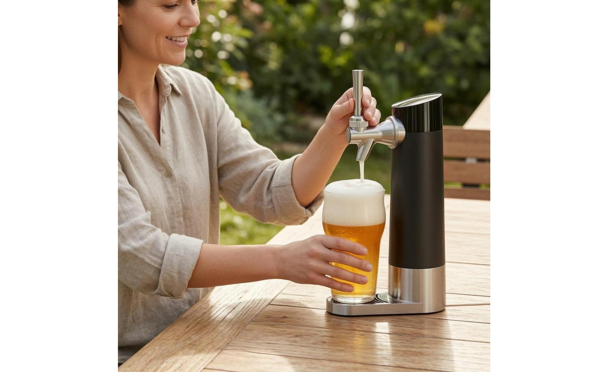 High-Frequency Beer Frother Quick Foaming Foam Beer Machine Single-Button